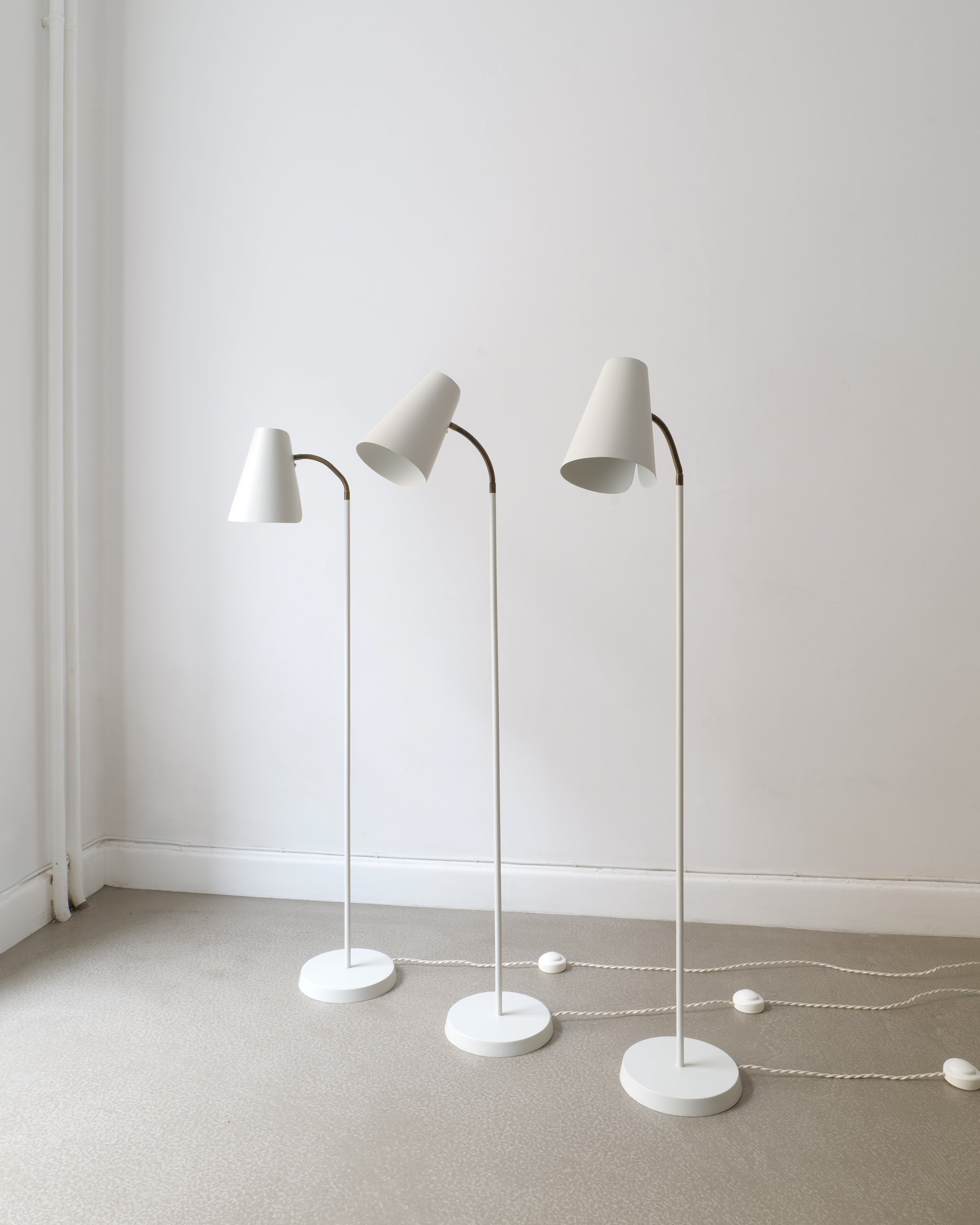 Harald Notini Böhlmarks Model 225 Floor Lamp 1940s — alternate view