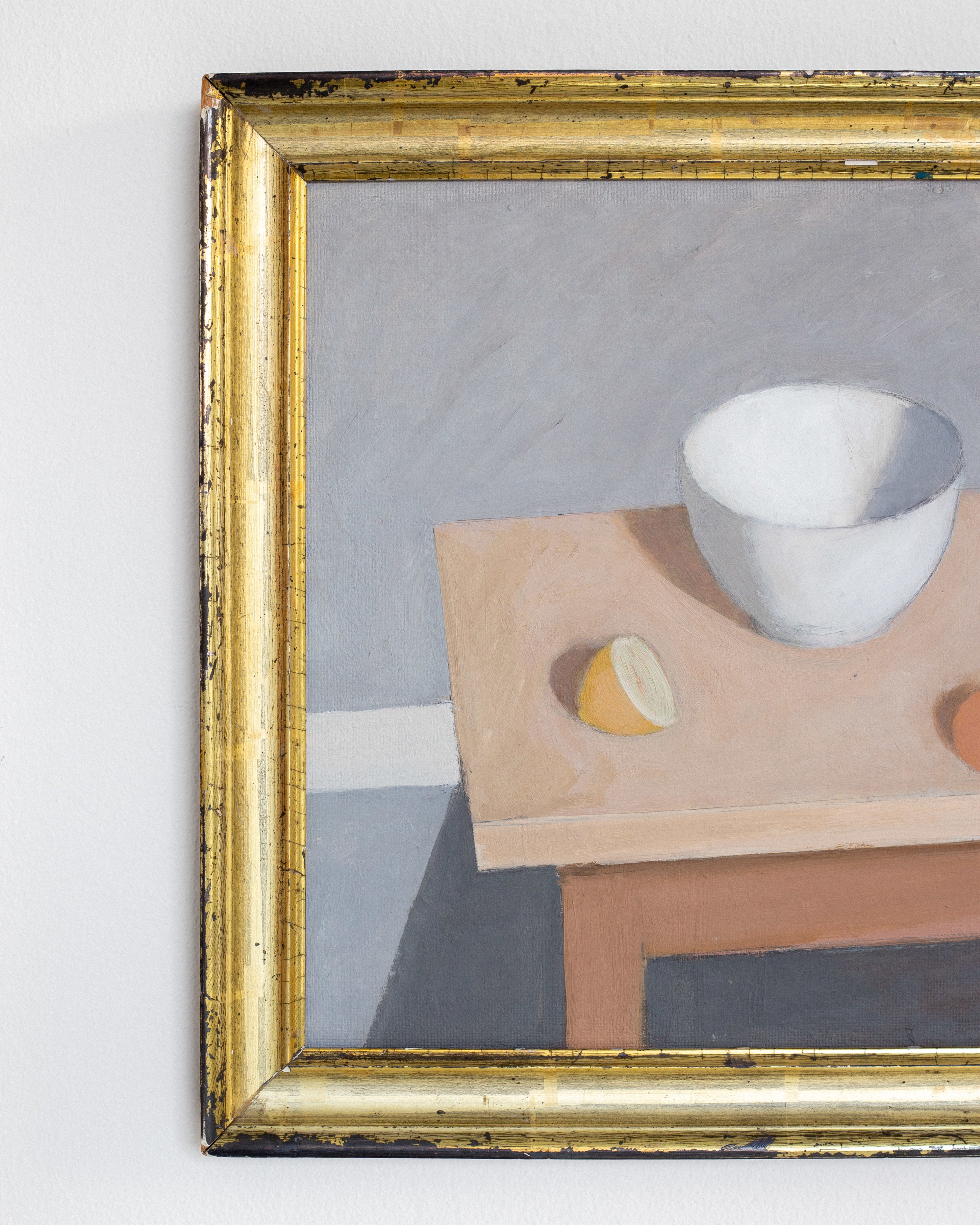 Modernist Still Life in Gilt Frame, c. 1950–60 — lifestyle setting