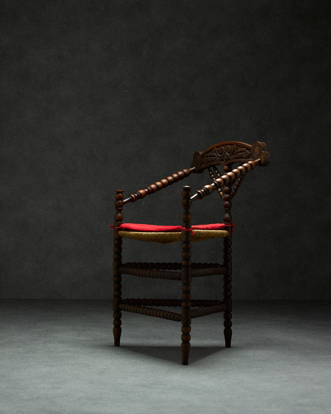 chaise à bobine triangulaire