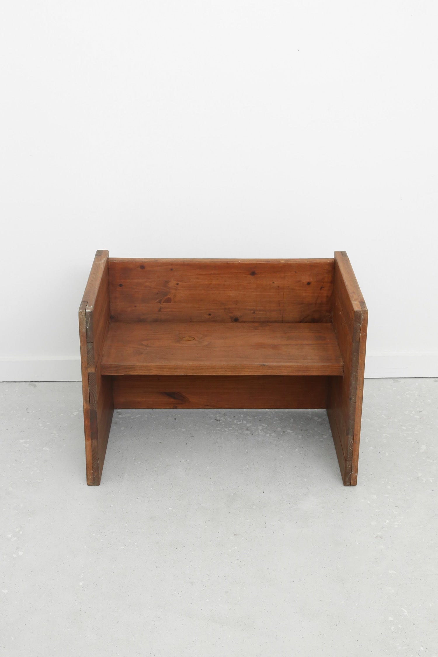 Primitive Pine Bench — view 9