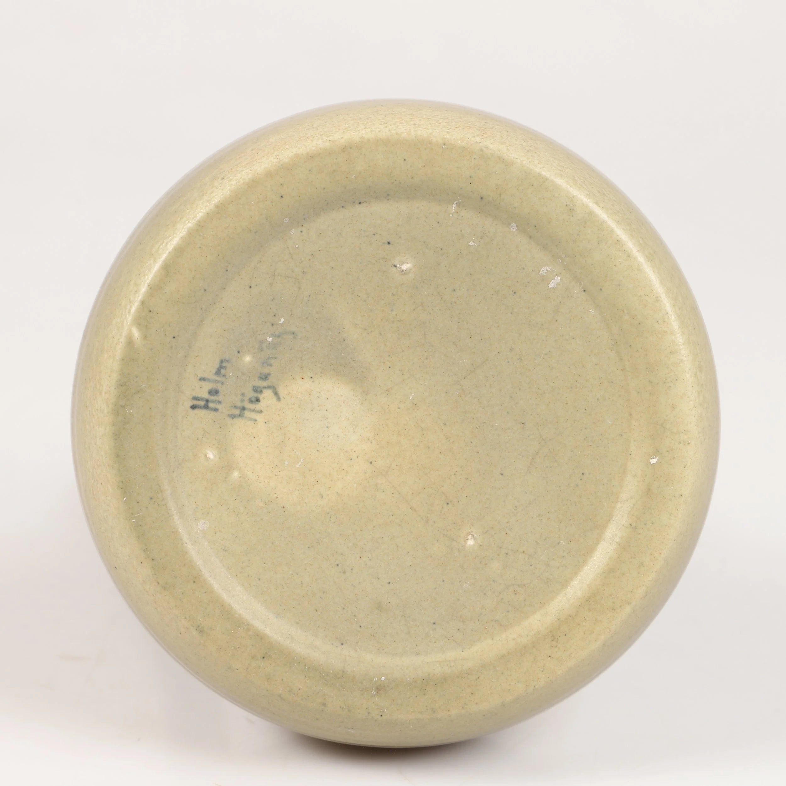 Ceramic Jug with exaggerated handle, by Åke Holm (1900–1980) — alternate view