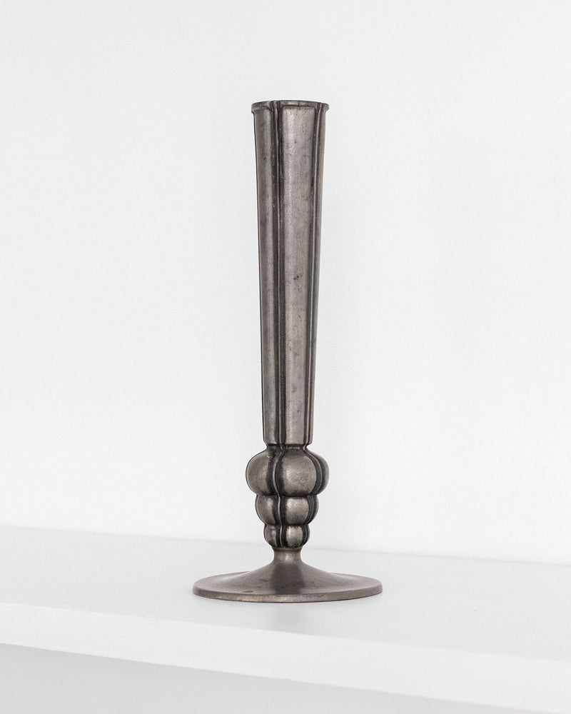 Cast Pewter Vase by Edvin Ollers, 1950 by Spigel | The Oblist — handcrafted pewter, vintage design