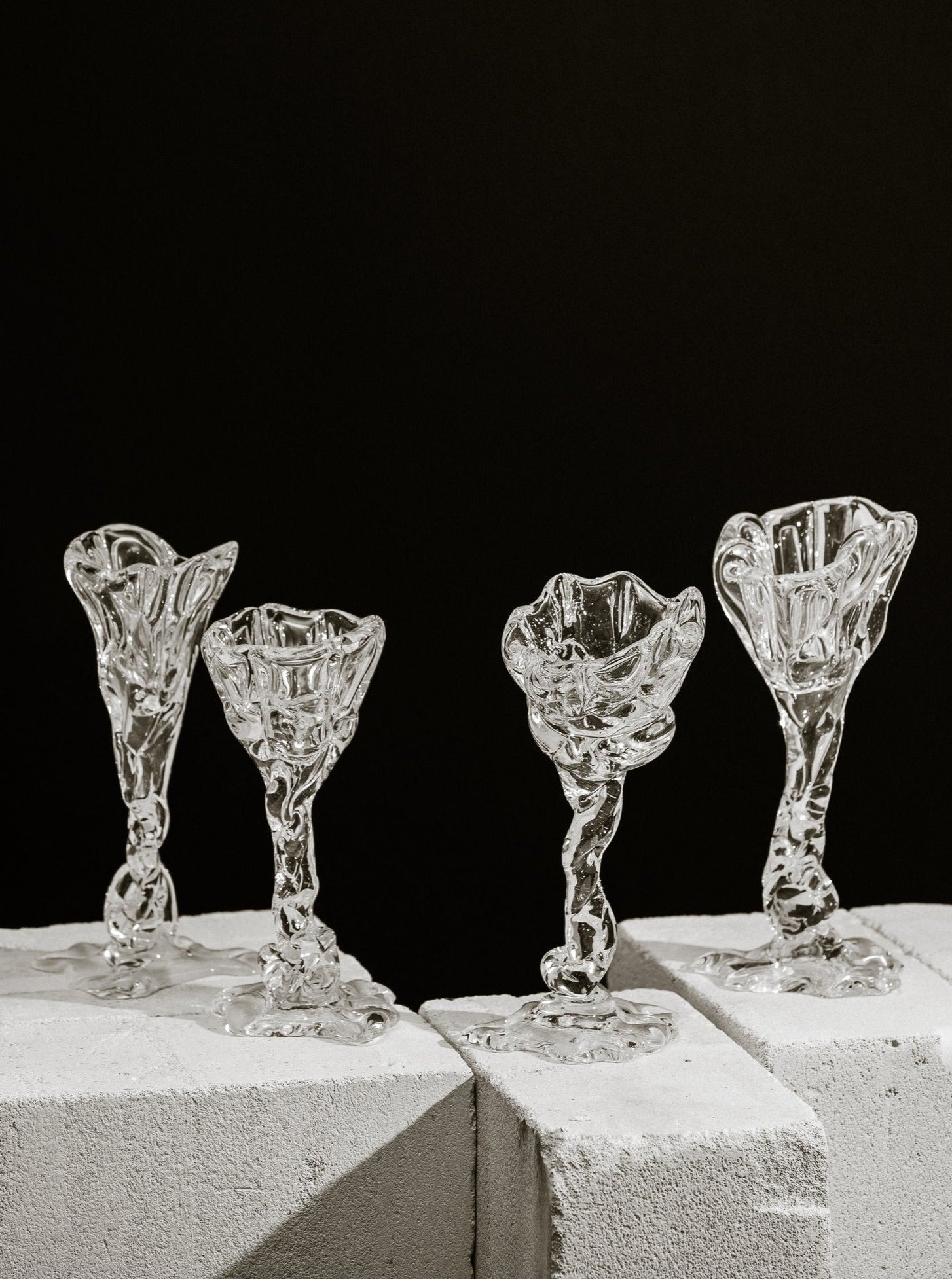 Spiky Cocktail Glass - Transparent #2