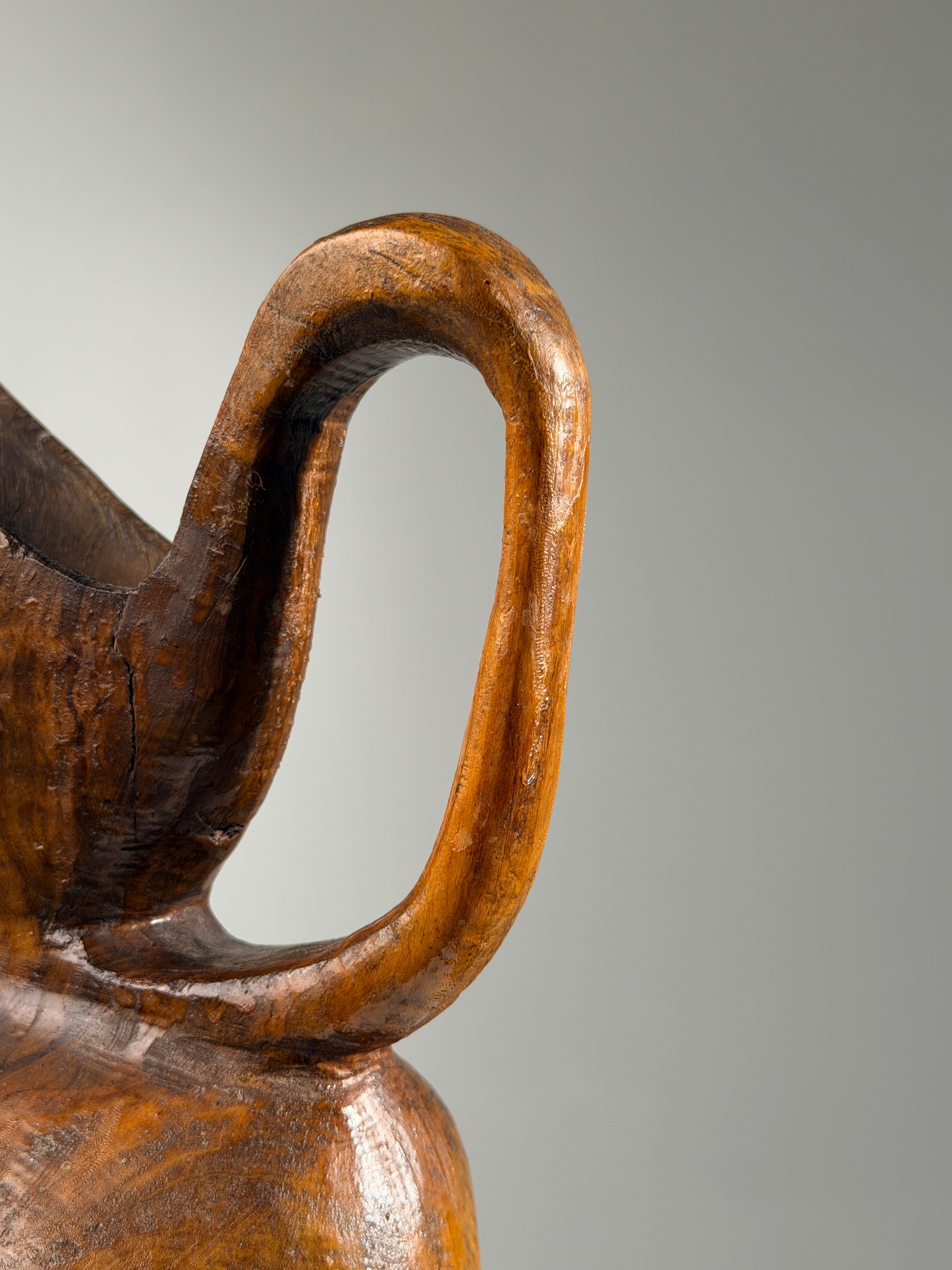 Carved Olive Wood Pitcher by Figuresdesign | The Oblist