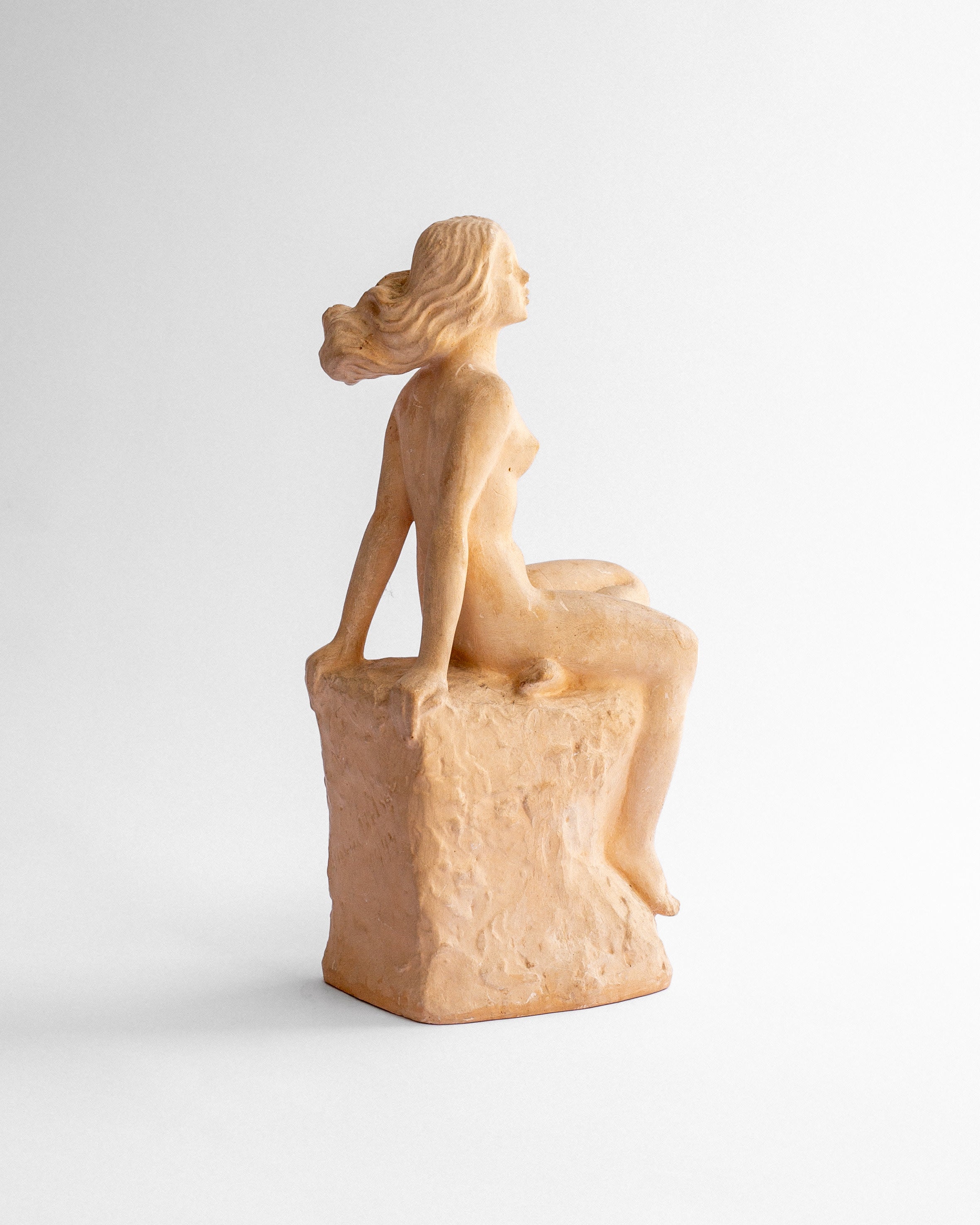 Plaster Sculpture of a Female Figure by Carin Nilsson, Sweden, 1944 — detail view