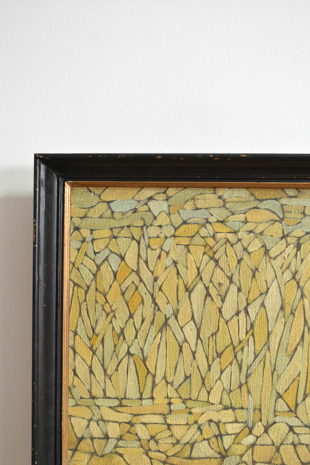 Abstract Composition, Oil on Panel, 1960s — lifestyle setting