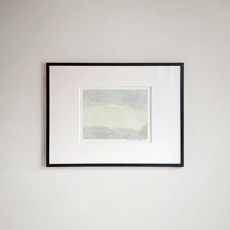 Oil Painting on Paper - 22 — close-up of framed artwork on wall
