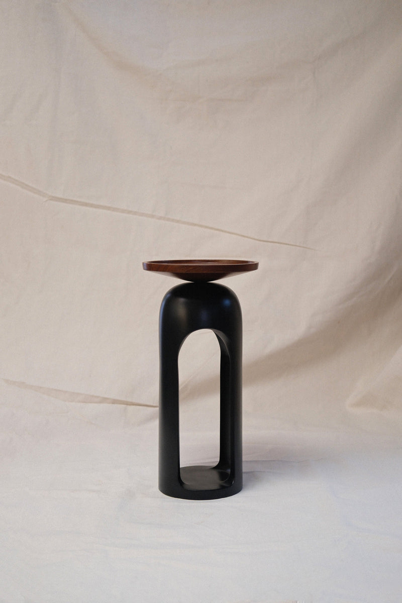 Vanta' Side Table by Studio Indigene | The Oblist — handcrafted wood and metal design