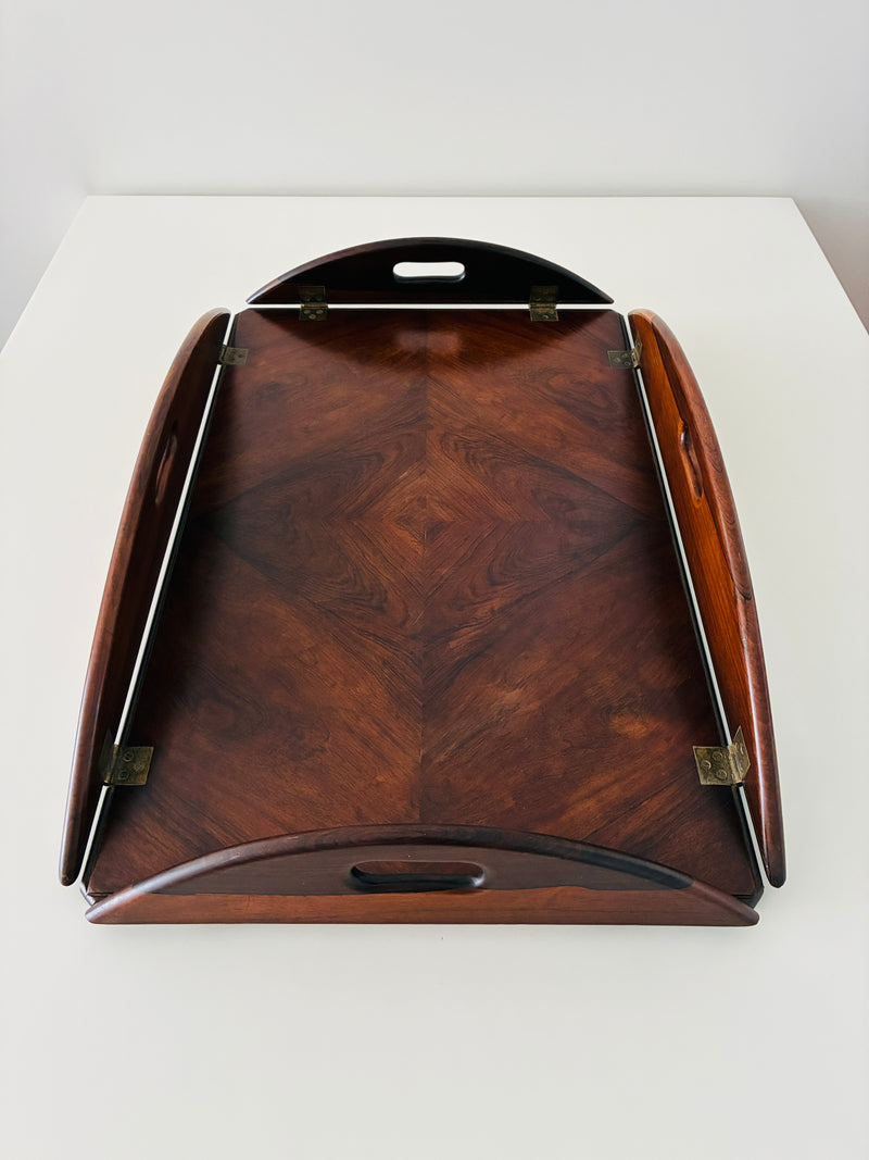 Jacarandá Tray by HT | The Oblist — handcrafted wood, rich brown color