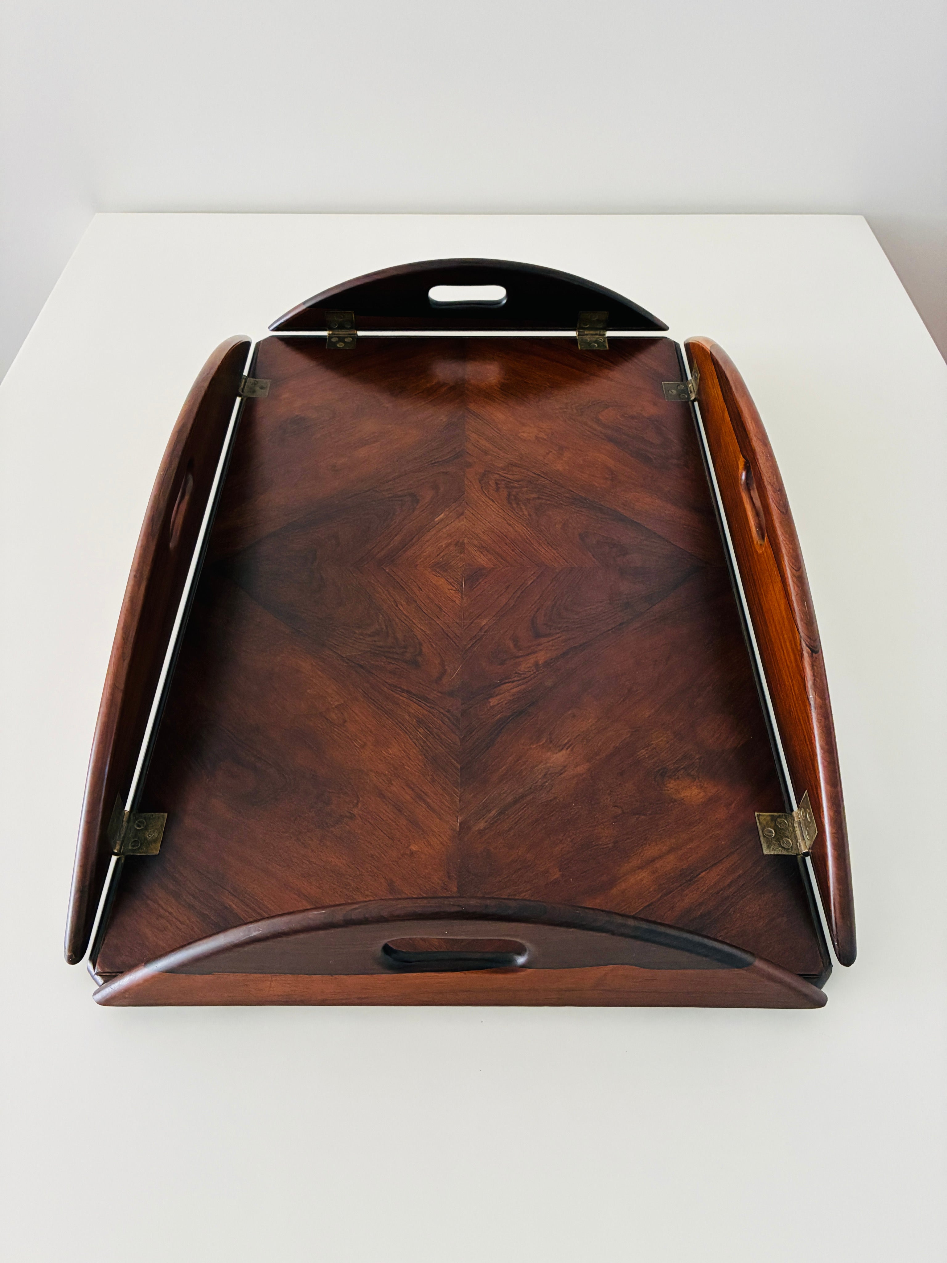Jacarandá Tray by HT | The Oblist — handcrafted wood, rich brown color