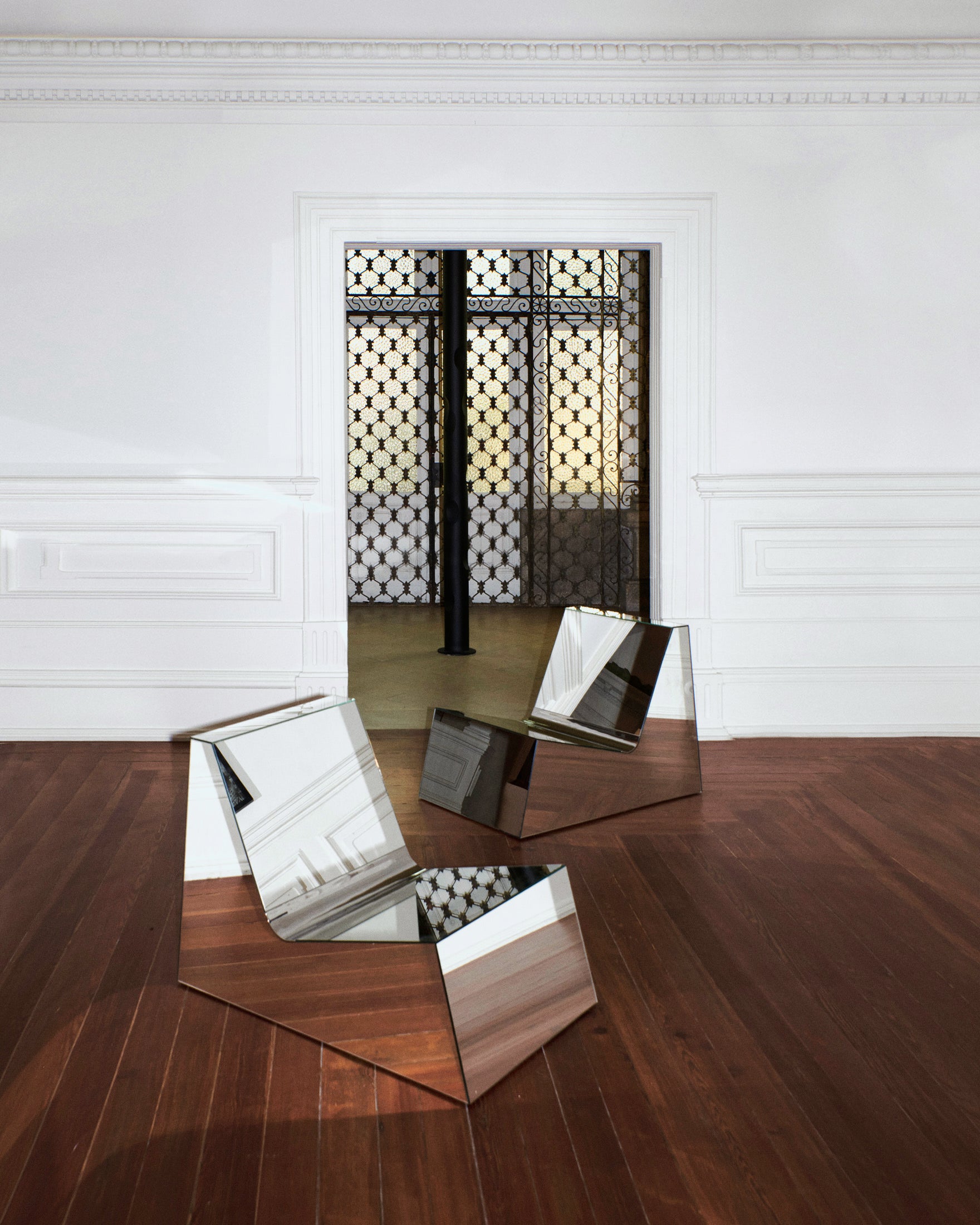 Chaise longue miroir