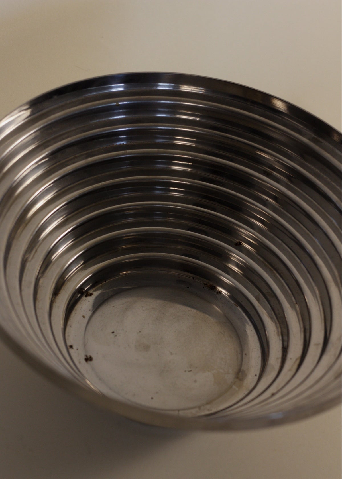 Stainless Steel Stepped Bowl — lifestyle setting