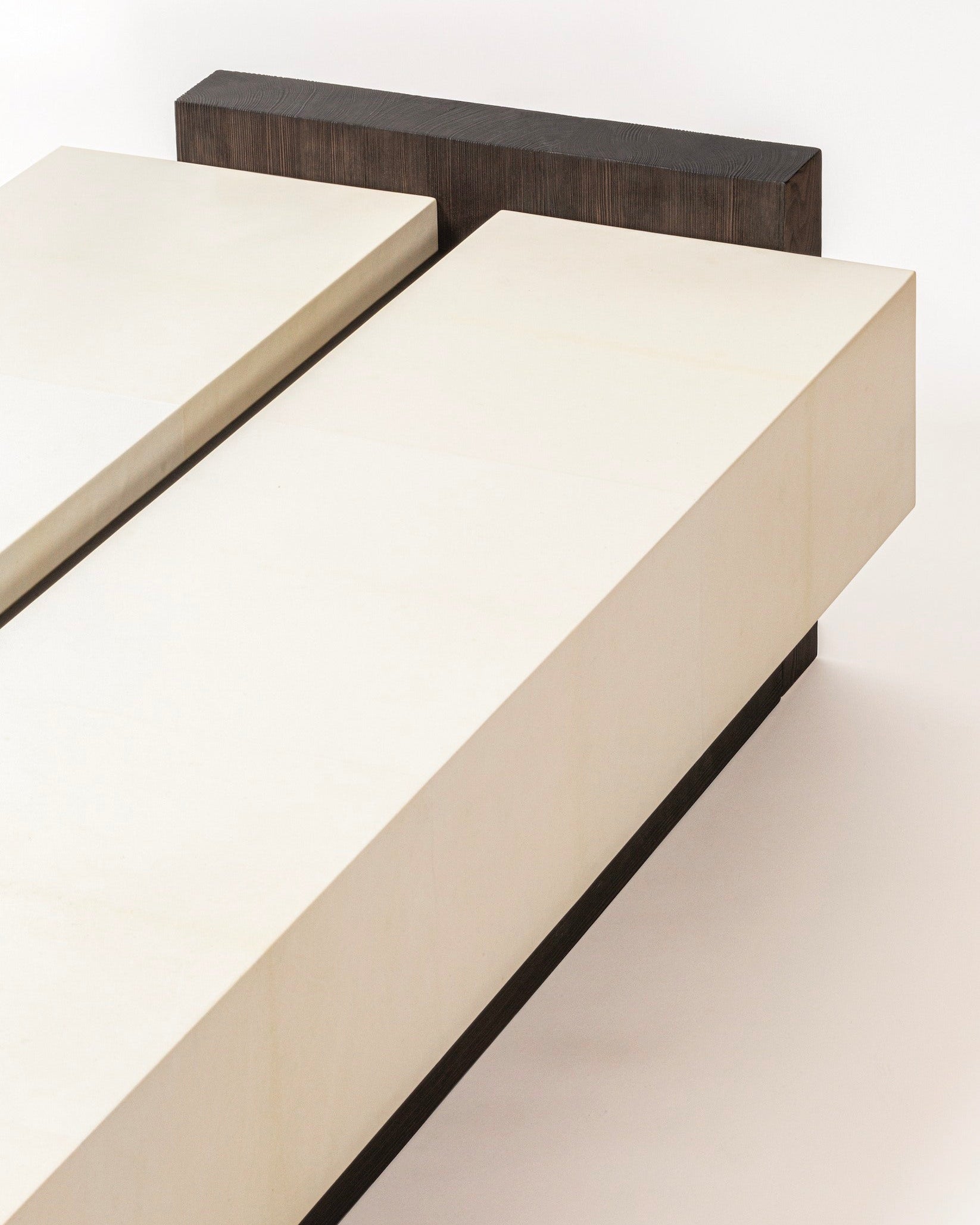 Table basse longue ATTICA - Parchemin