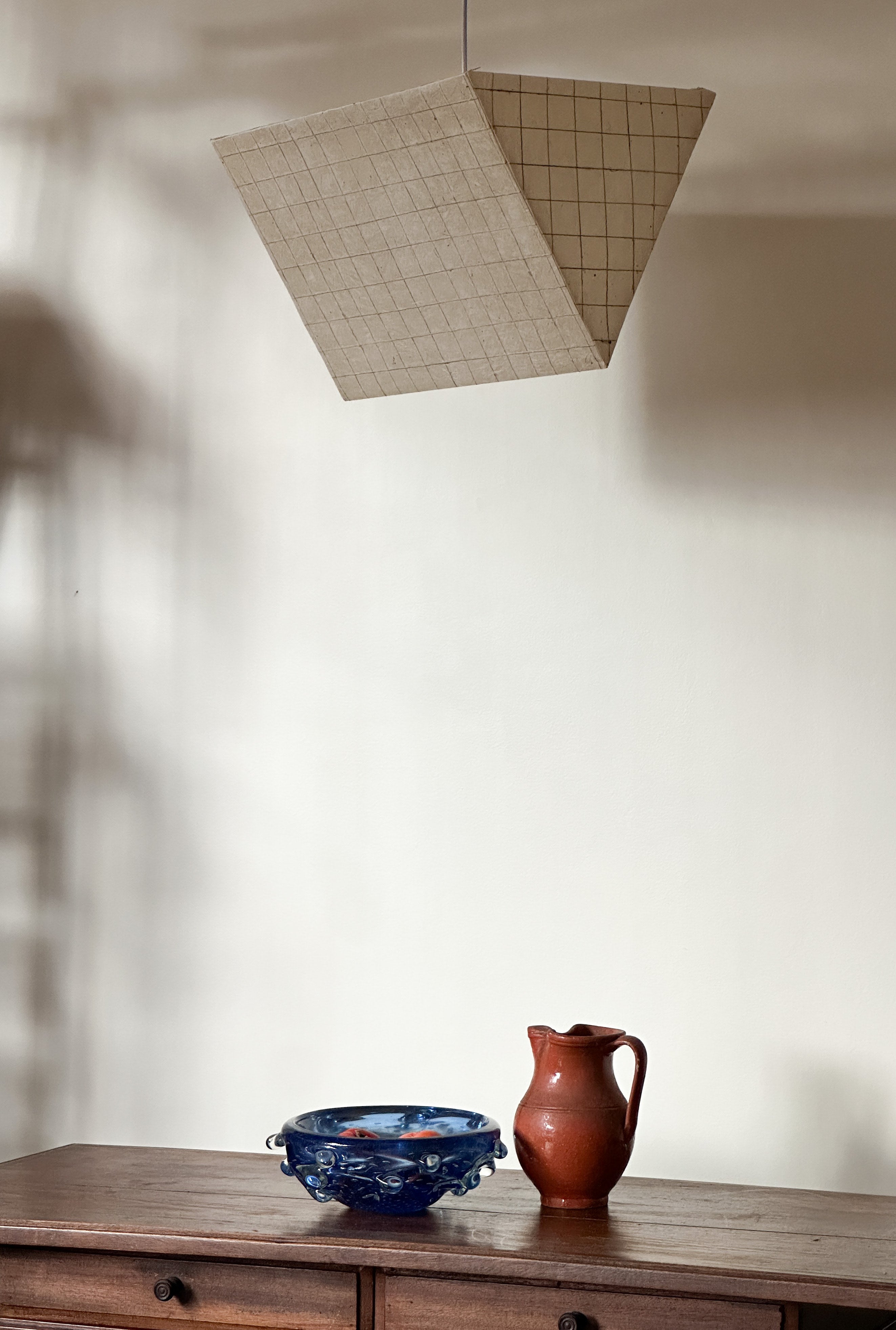 Handmade Triangle Pendant — lifestyle setting