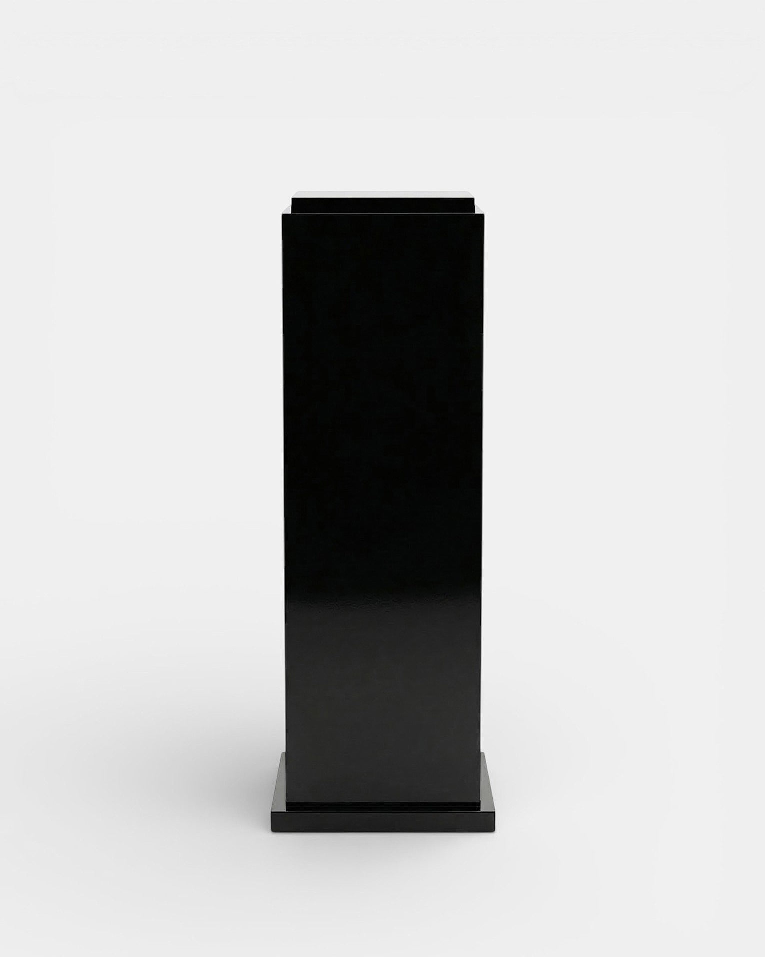Black Lacquered Plinth by Marbera | The Oblist