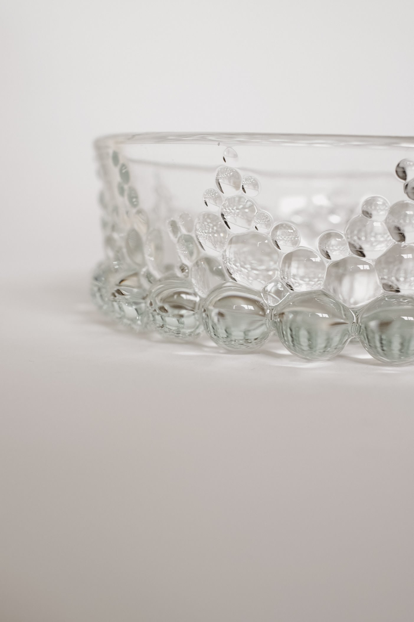 Mid-Century Glass Bowl by Walther Glass, 1970 — close-up