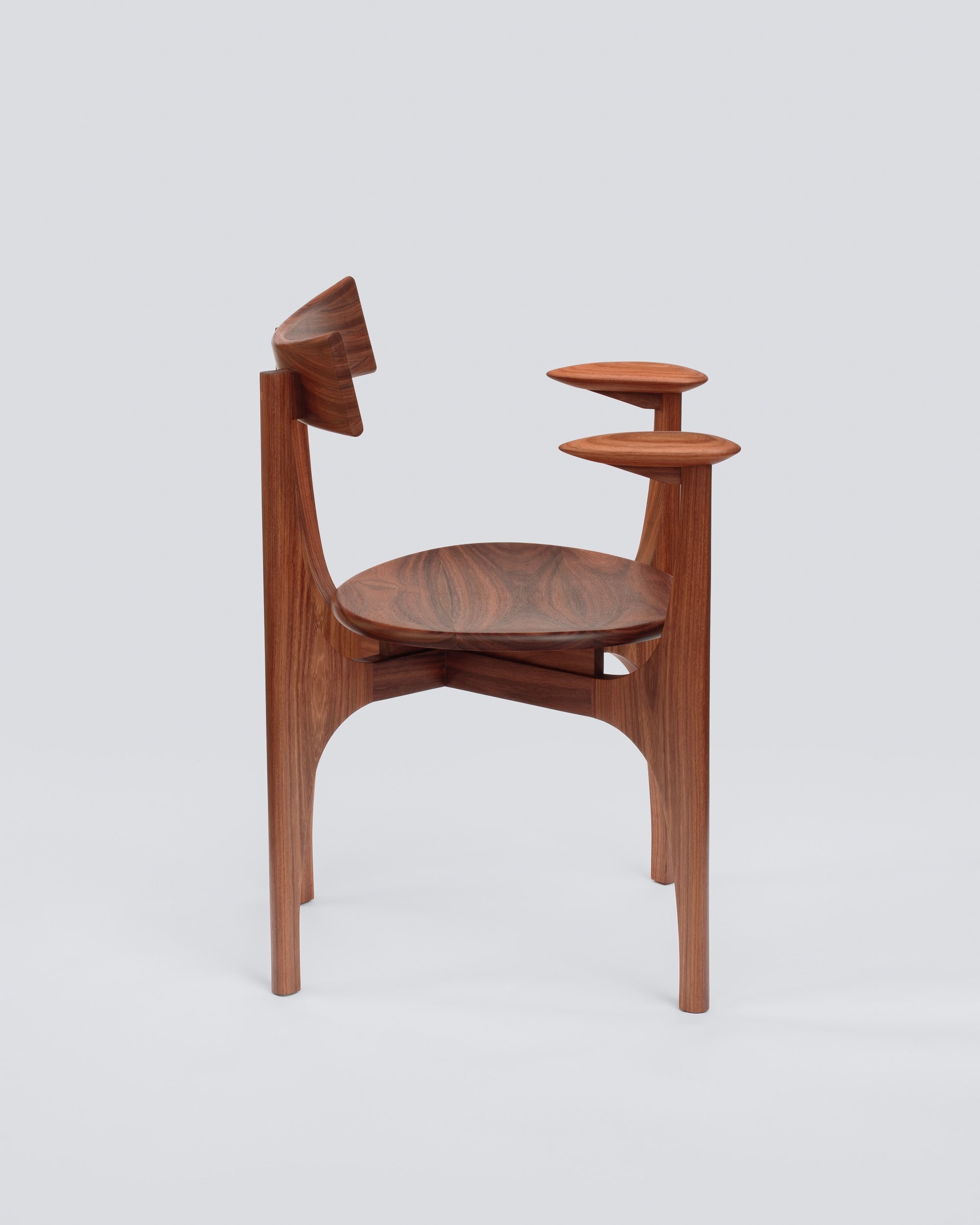 Solid Wood Chair - CAS Series by Daniel Couttolenc, Tzalam — close-up