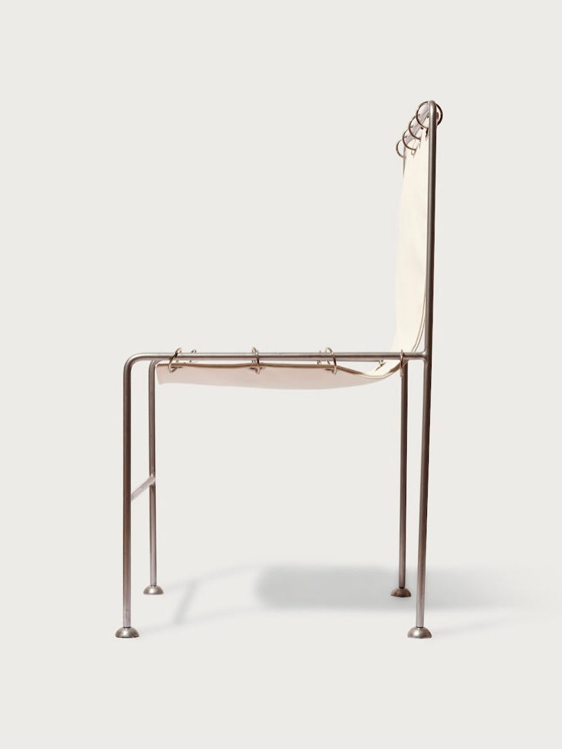 Institution Sculptural Chair, Leather — detail view