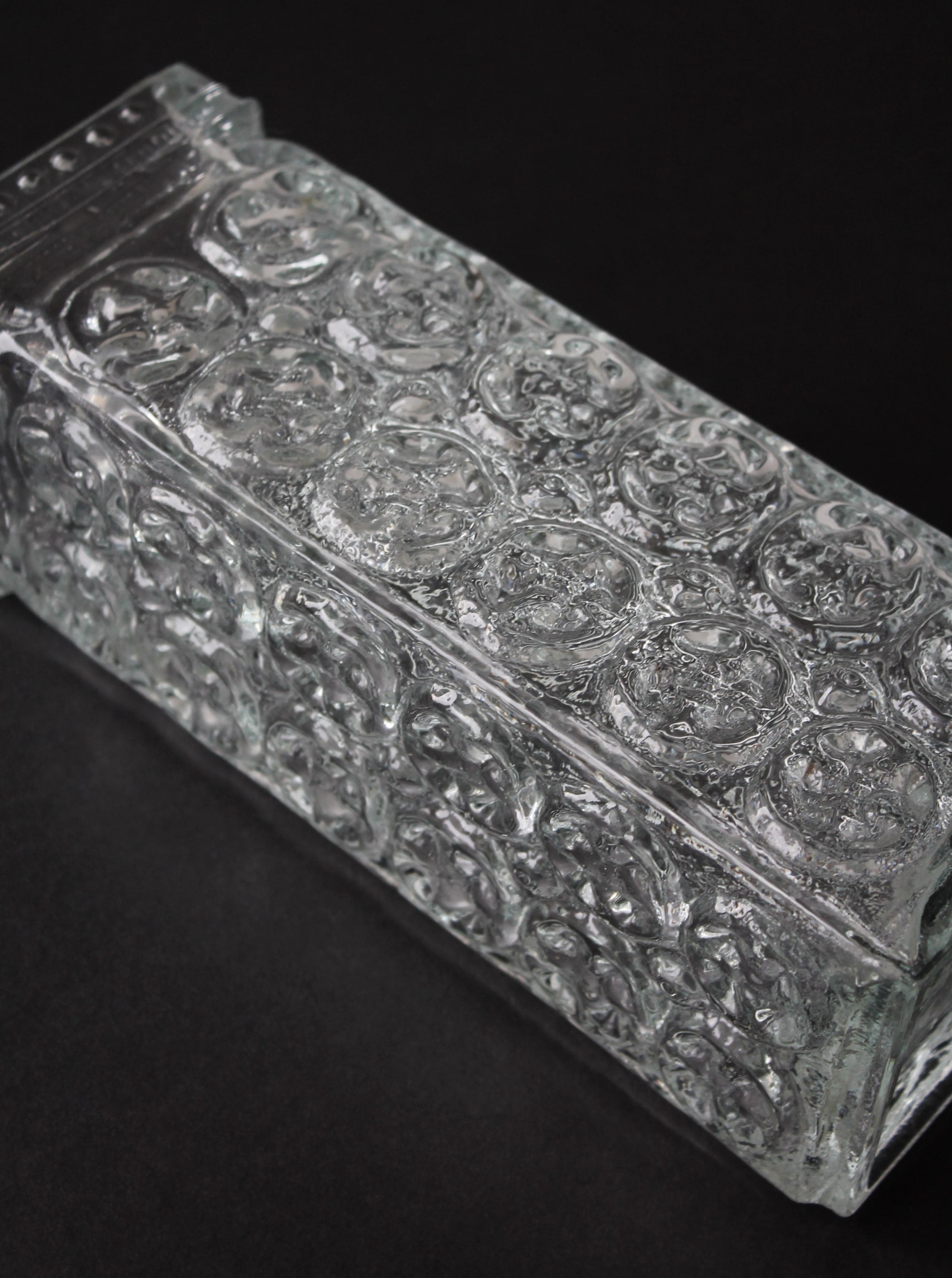 Vase en verre tchèque des années 70 A. Matura