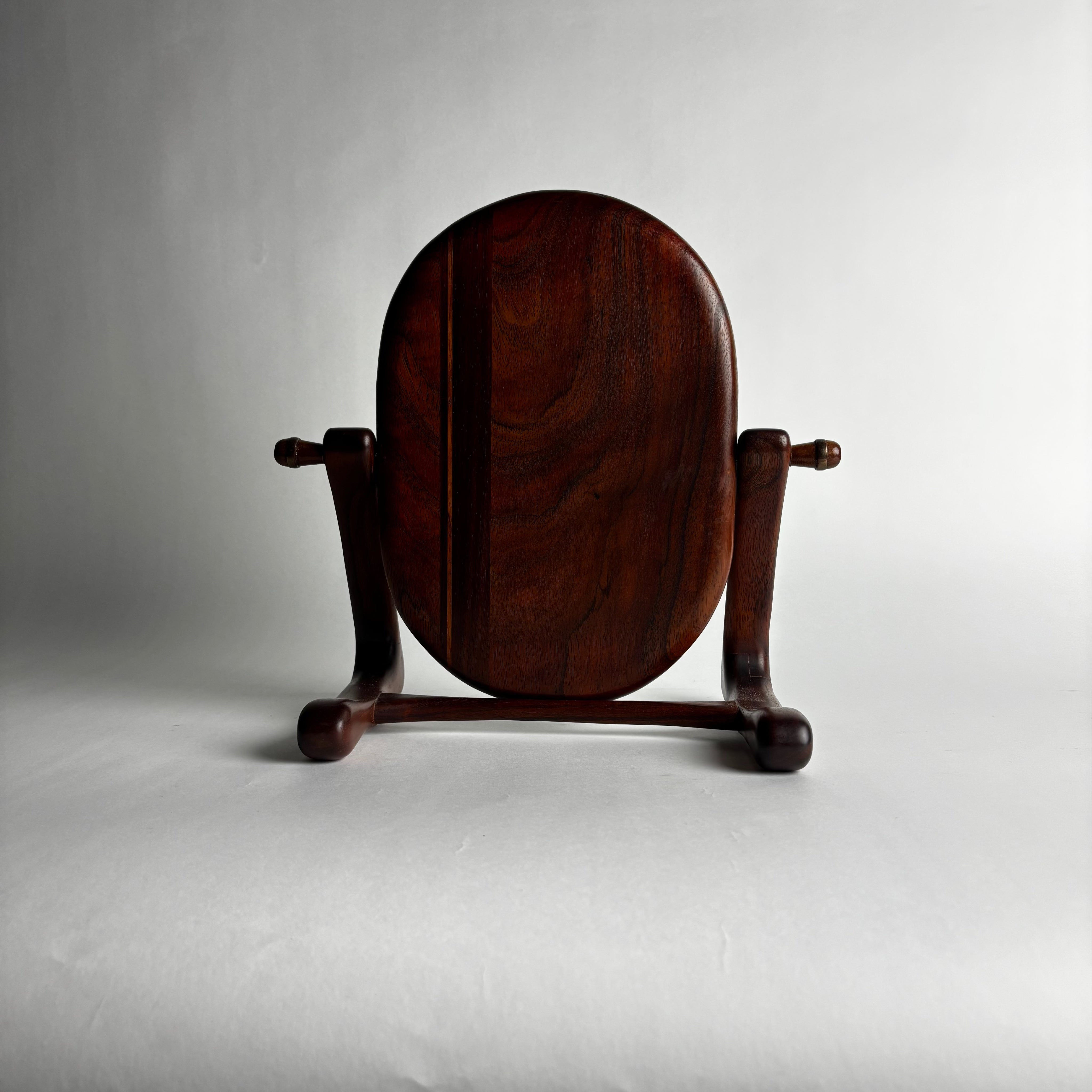 Studio Craft Vanity Mirrors in Wood and Walnut — lifestyle setting