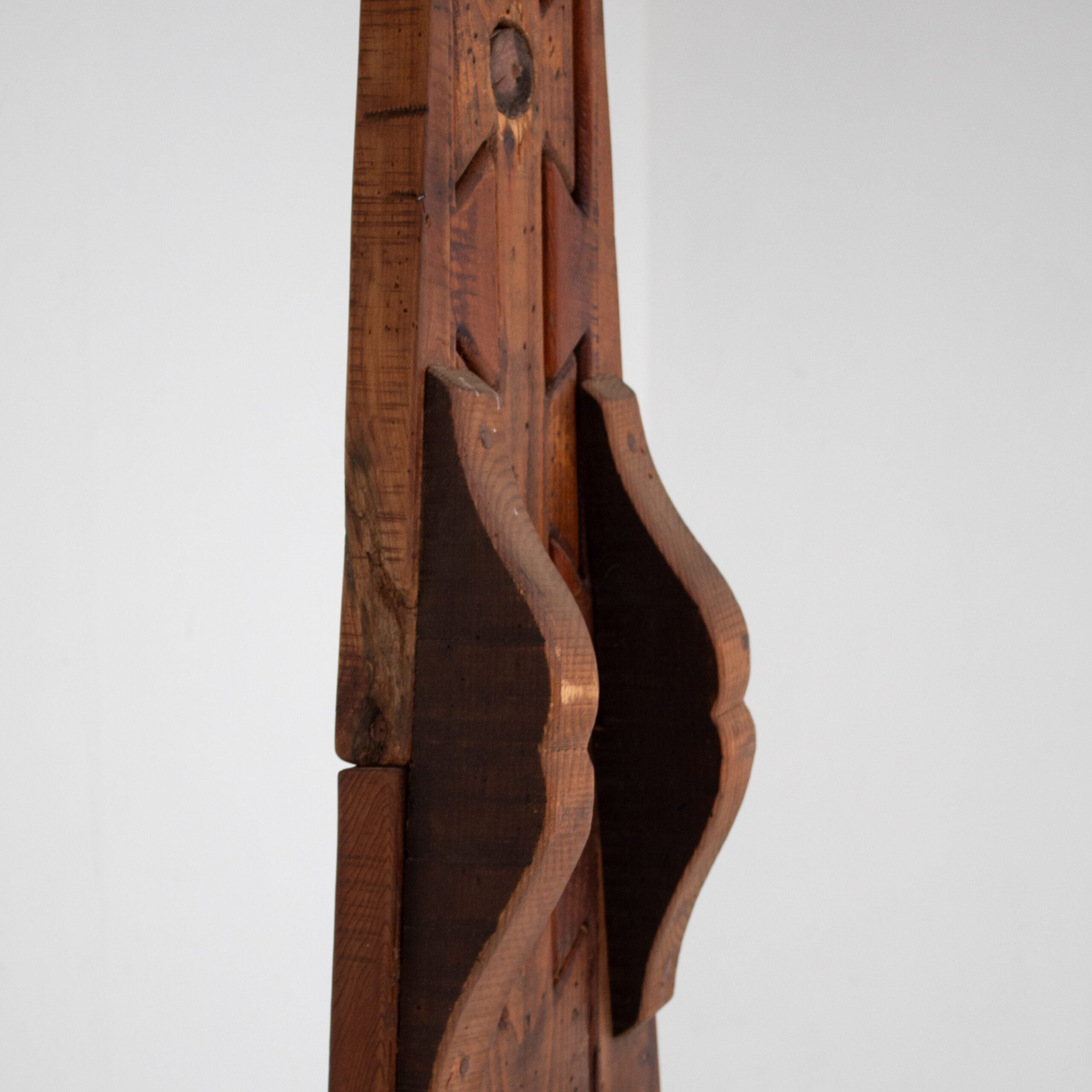 Geometric Wooden Sculpture by Luciano Bertolotto, Italy 1995 — lifestyle setting
