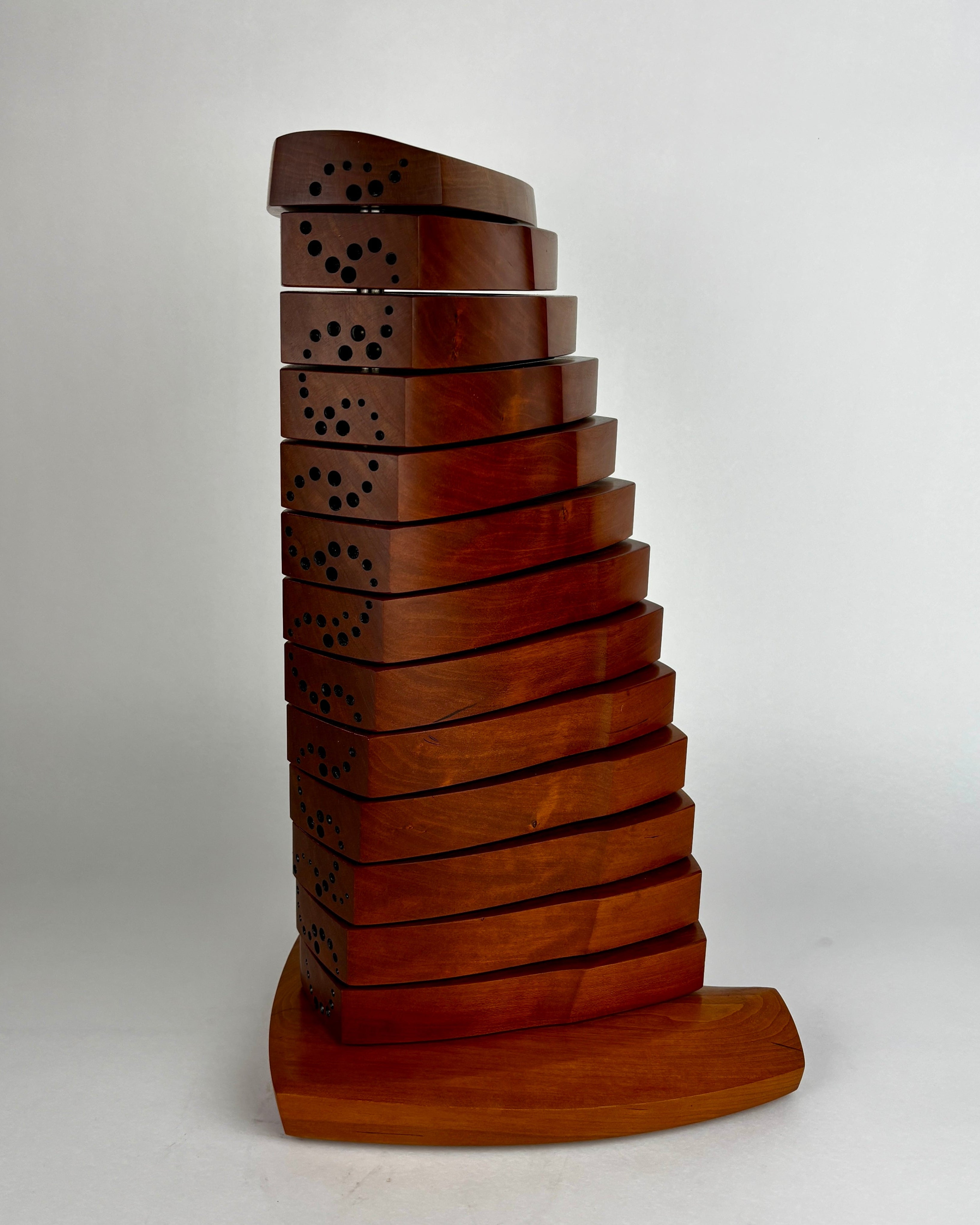 Modern Teak Jewelry Box