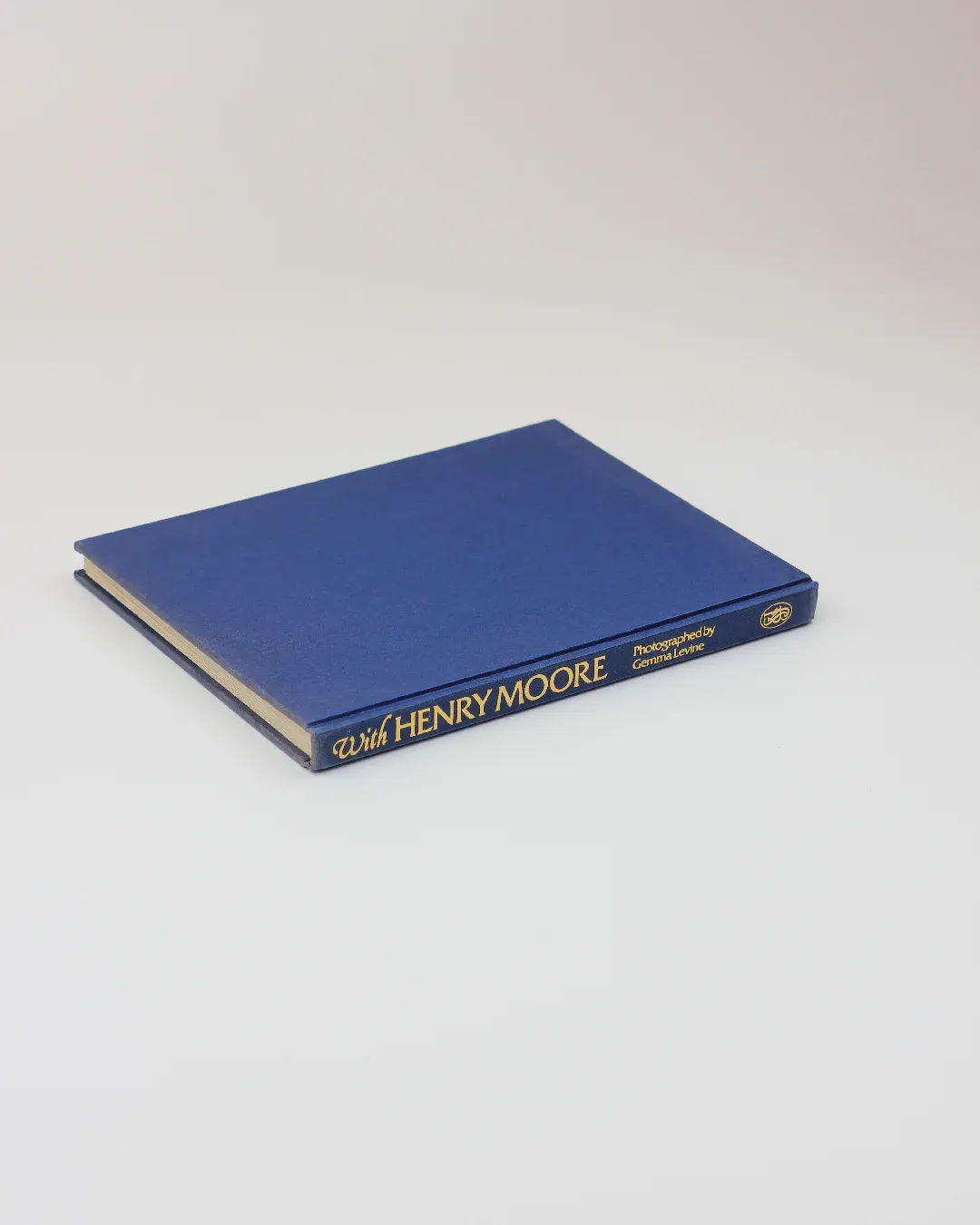 With Henry Moore' Art Book — angled view on white background
