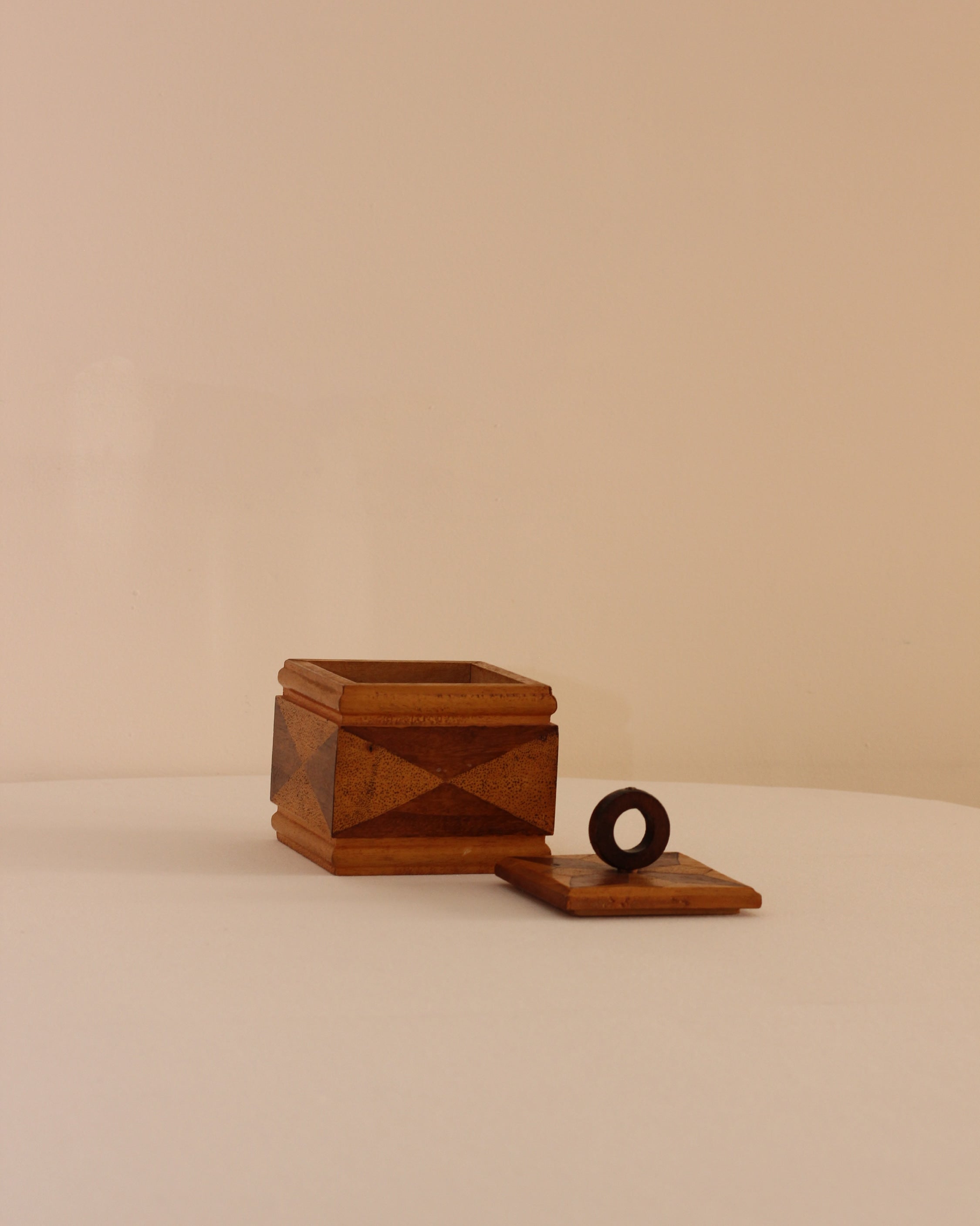 Wood Jewelry Case — close-up