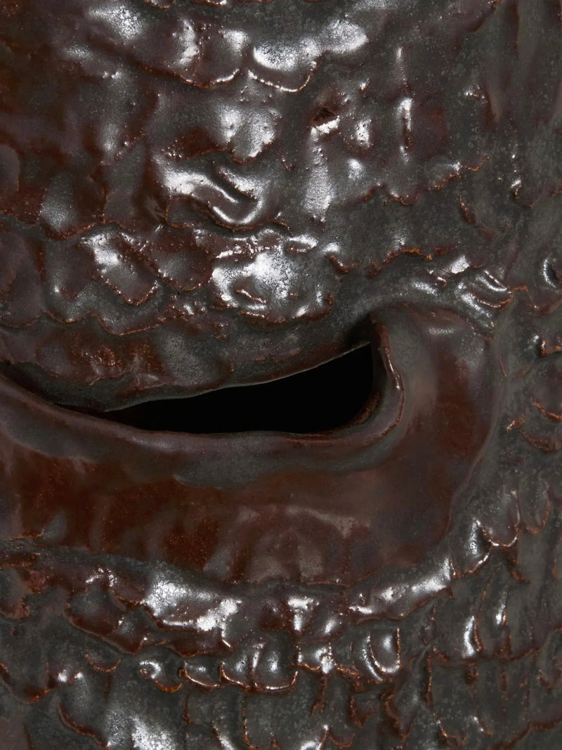 Casa Wall Light No3 — close-up of textured ceramic surface