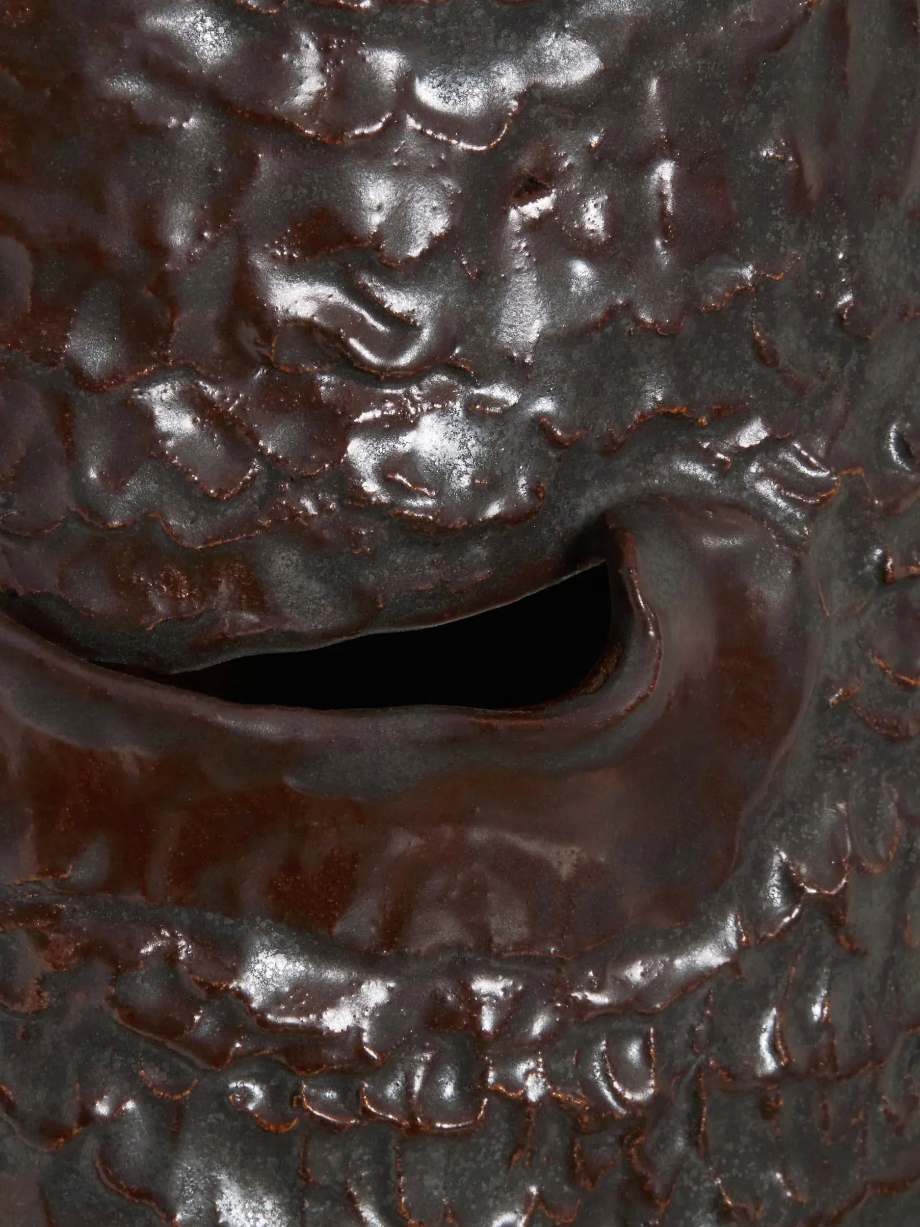 Casa Wall Light No3 — close-up of textured ceramic surface