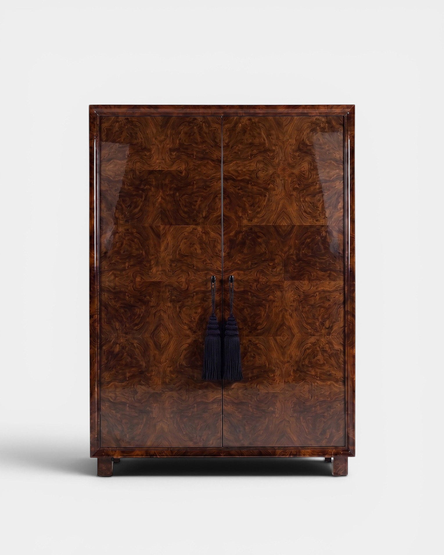 Emilie Dark Burl Wood Storage by Marbera | The Oblist