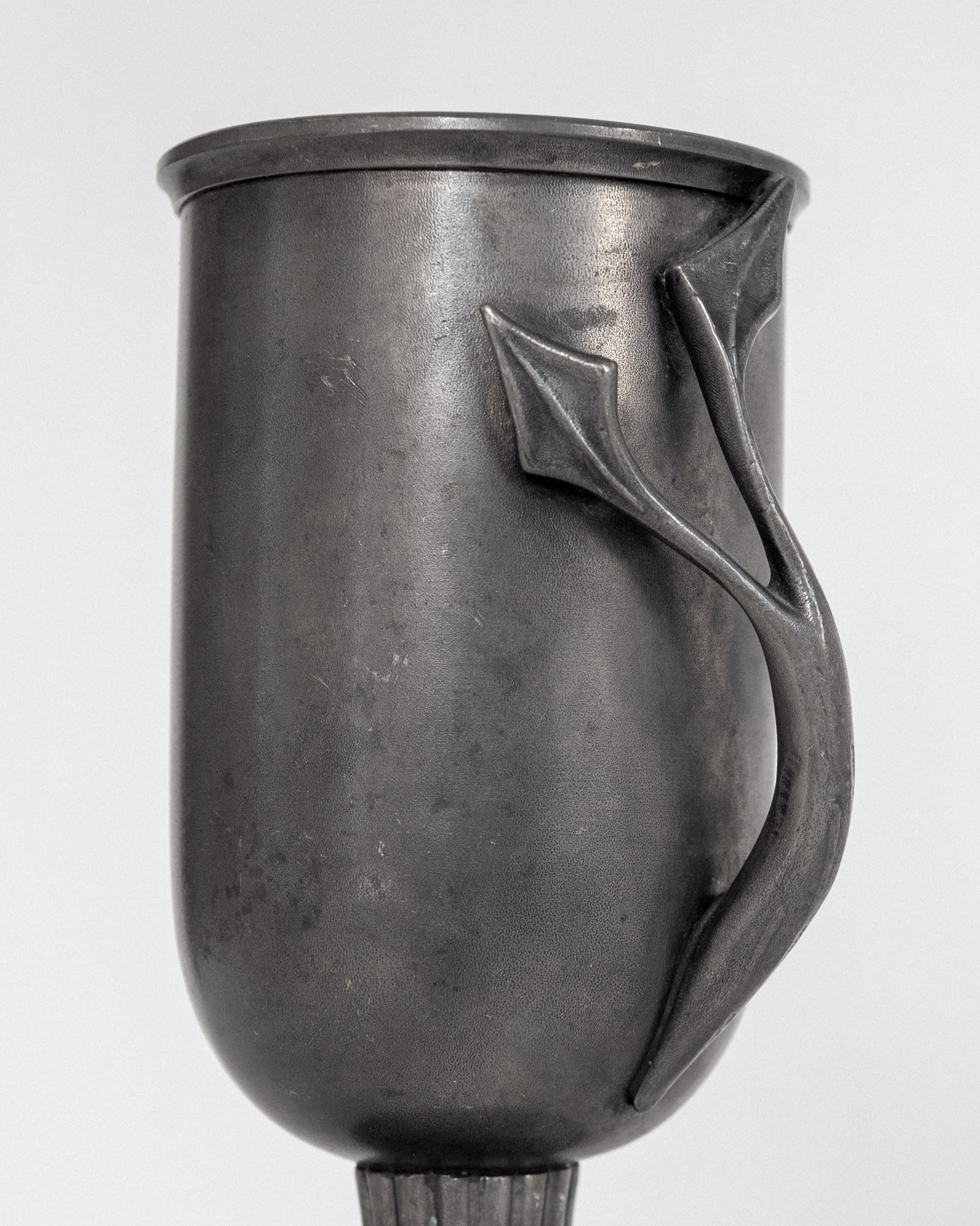 Elegant Swedish Pewter Vase, 1953