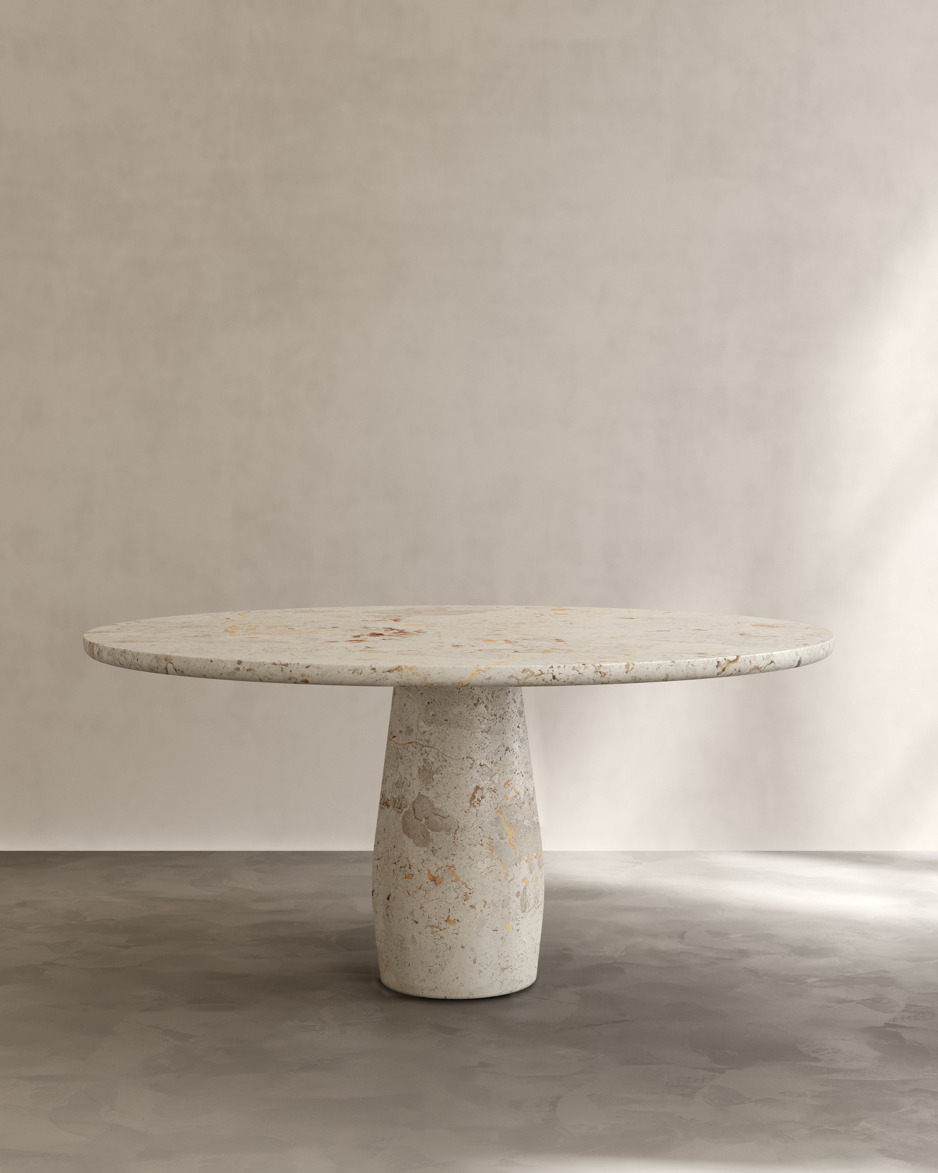 Raffaella Table III — close-up of textured stone surface