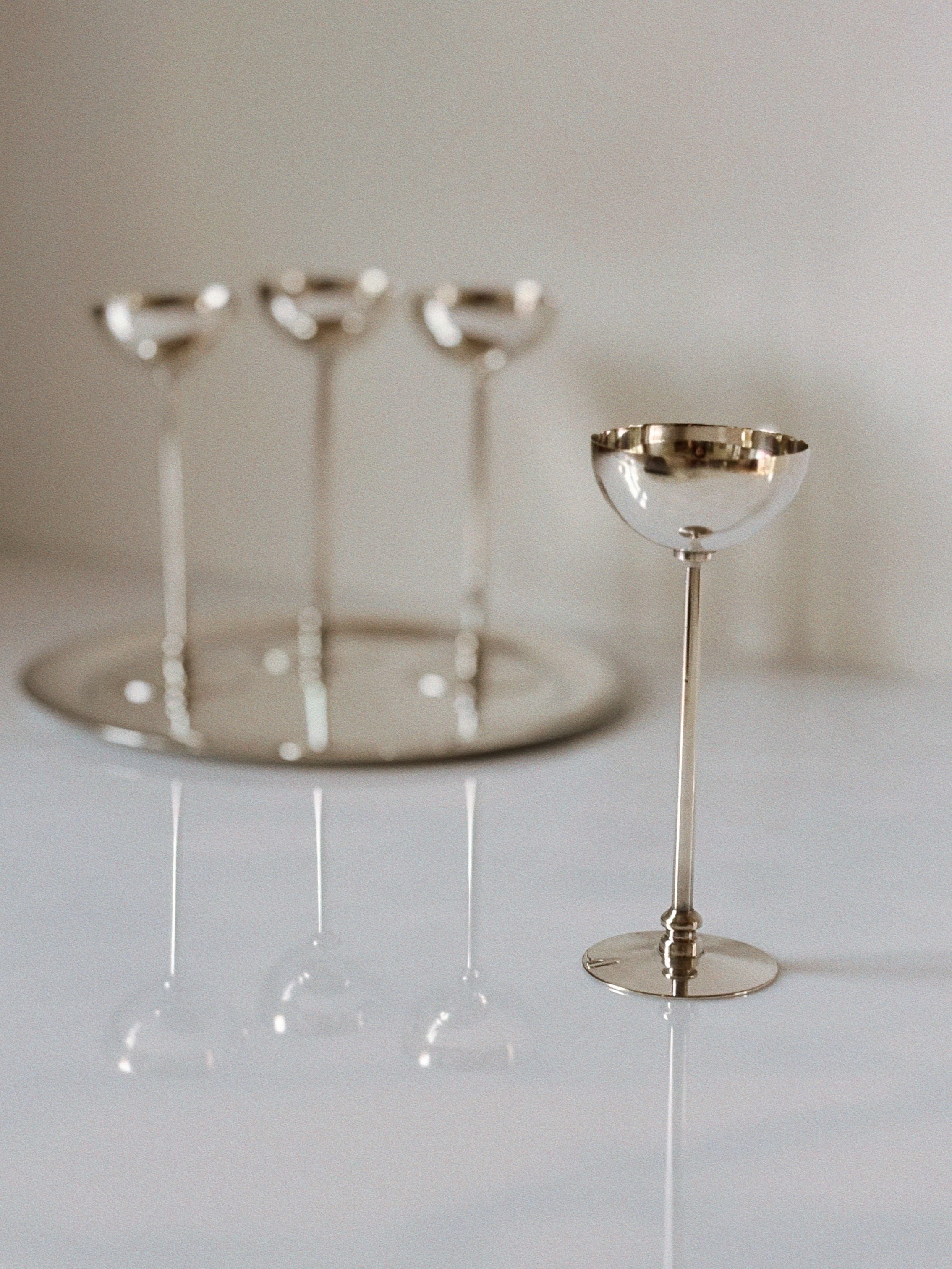 Silver Plated Server Set, Poland 70s