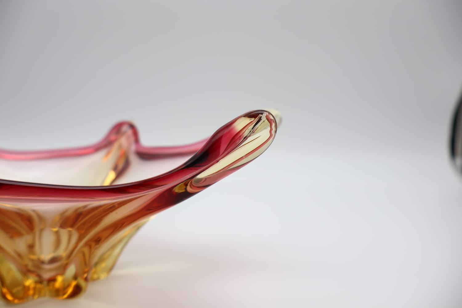 Mid-Century Italian Murano Art Glass Centrepiece Bowl (1960s) — lifestyle setting