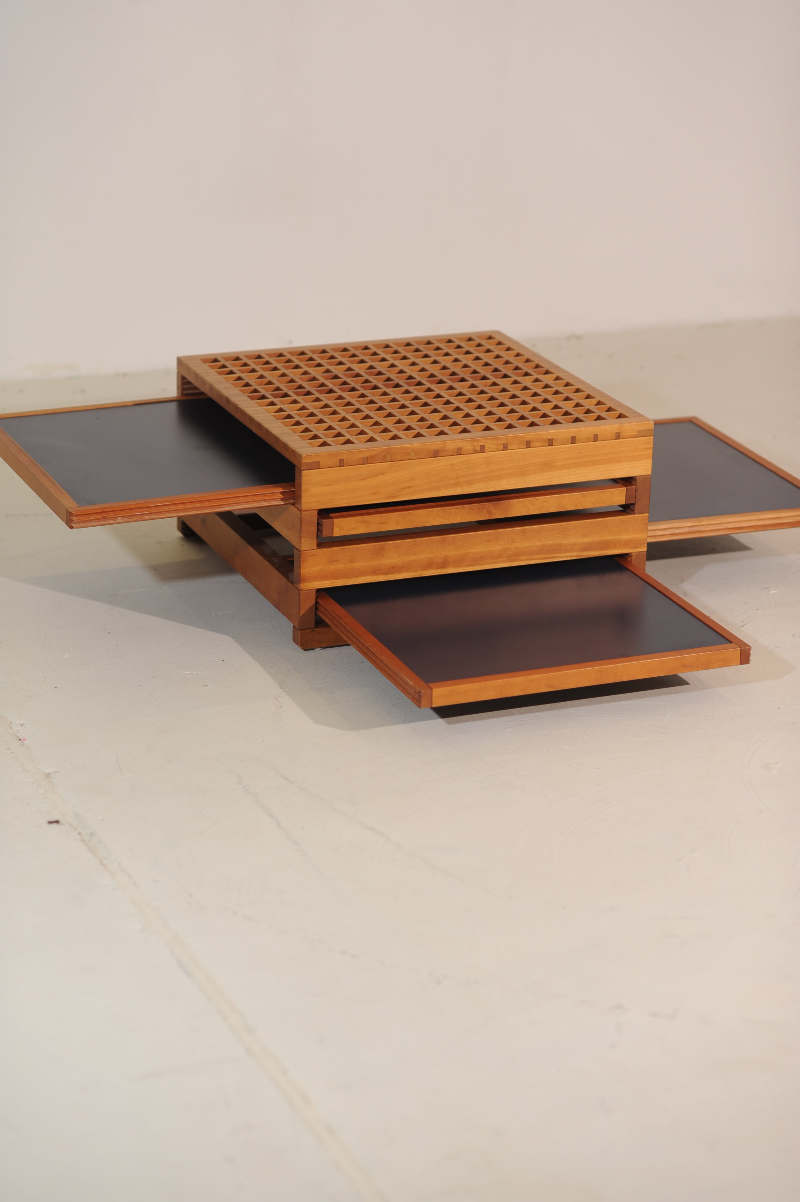 Bernard Vuarnesson Tetra Coffee Table, France 80s