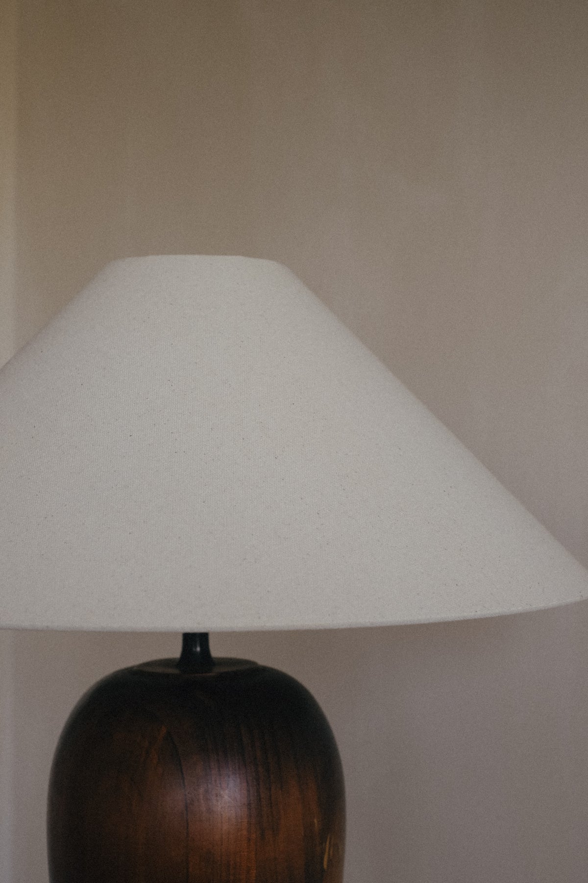  Extra Large Wooden Table Lamp — alternate view