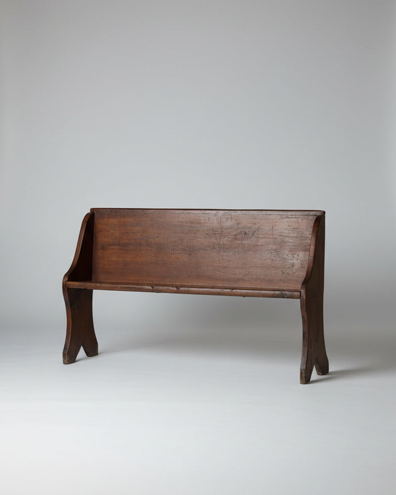 Farmhouse Bench — side angle