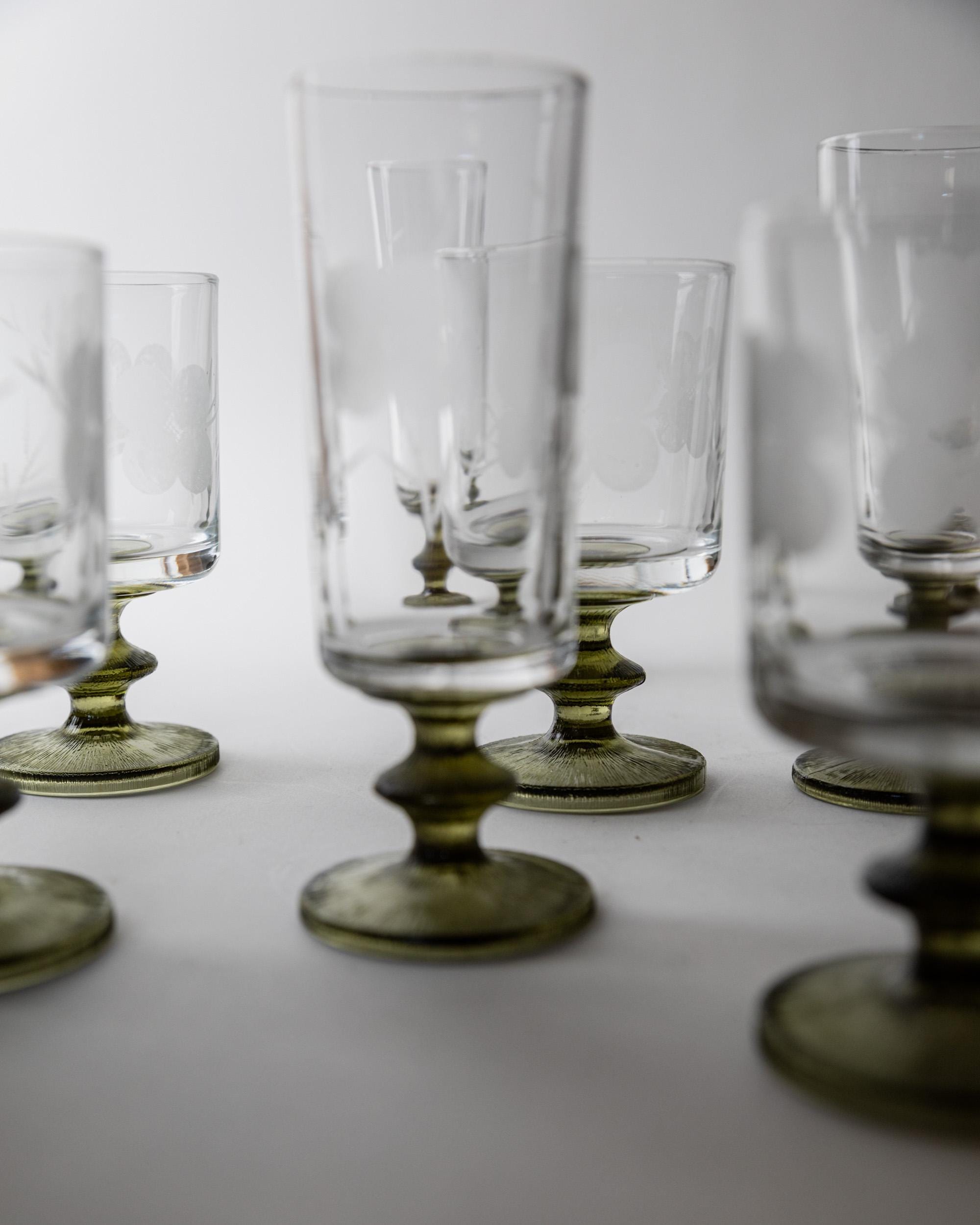 Vintage 1970s Wine Glasses by Bottega Jacobs | The Oblist