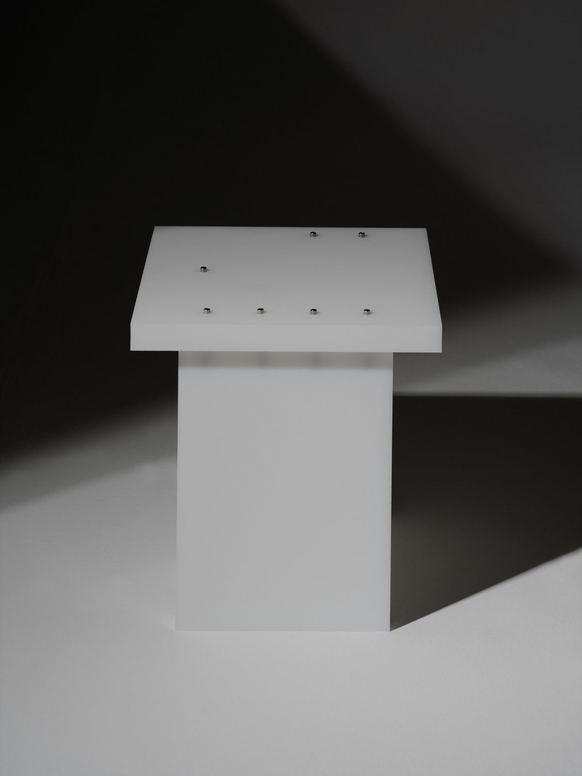 Invisible Side Table — close-up