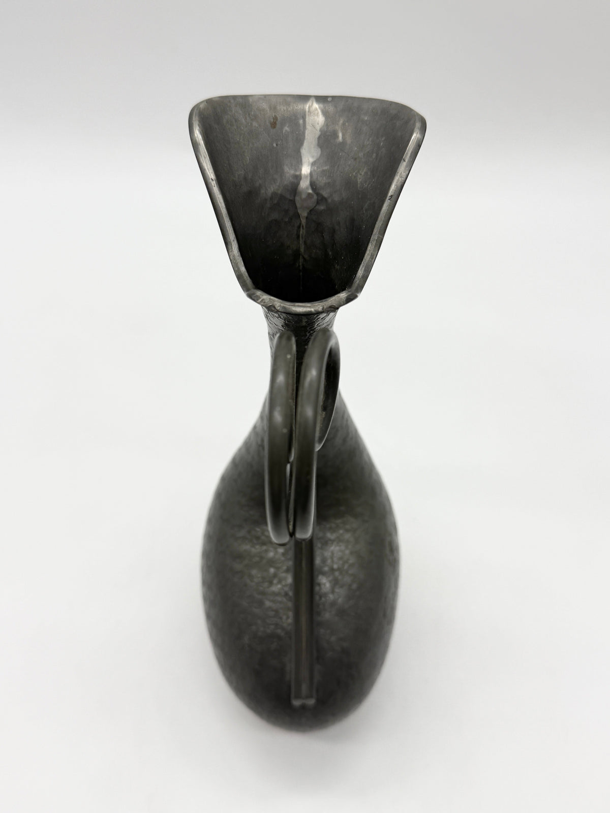 Hammered Pewter Ewer – San Nazaro Peltro, Italy, 1960s — view 9