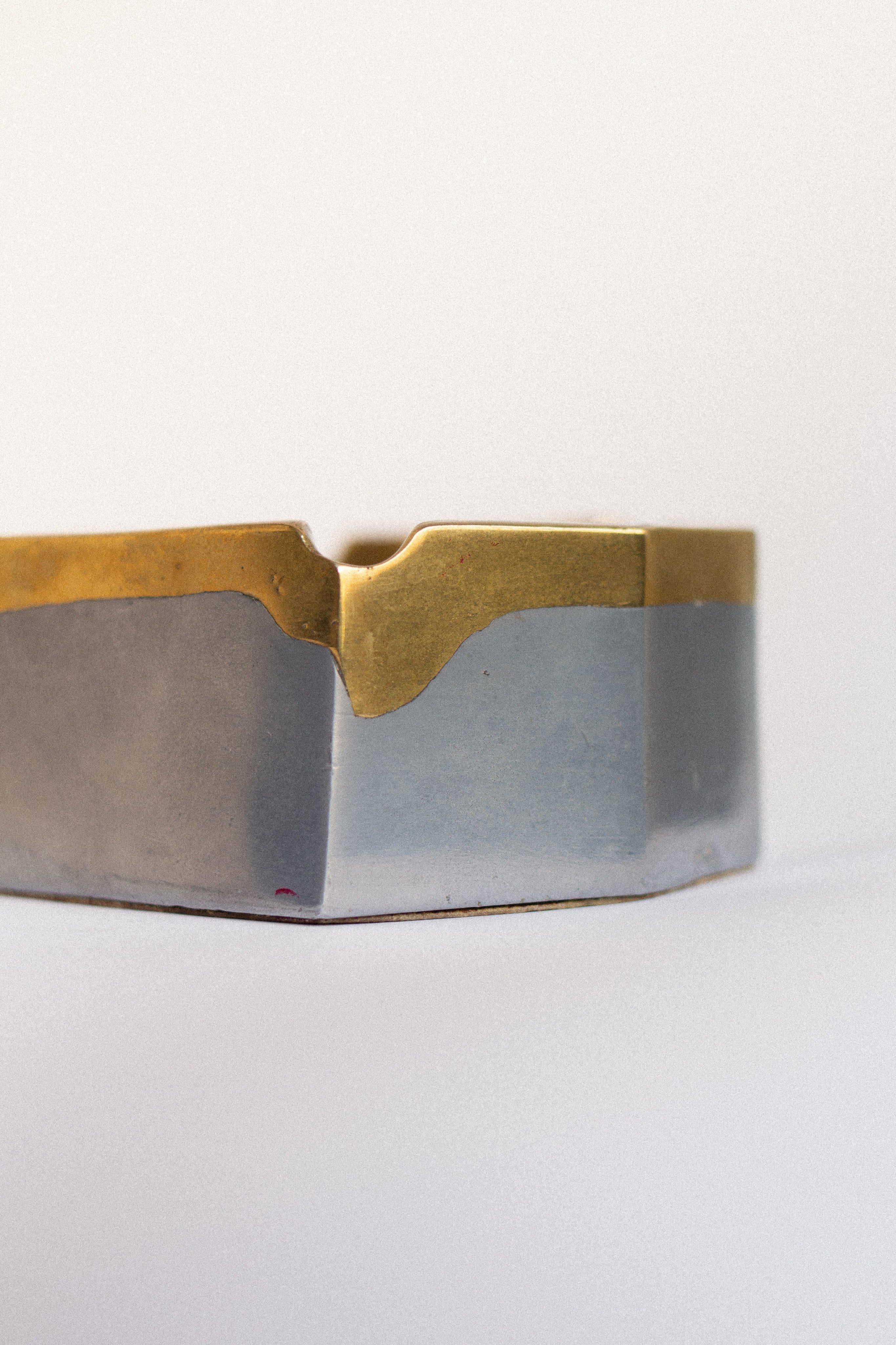 Vintage Ashtray in Metal - David Marshall — detail view