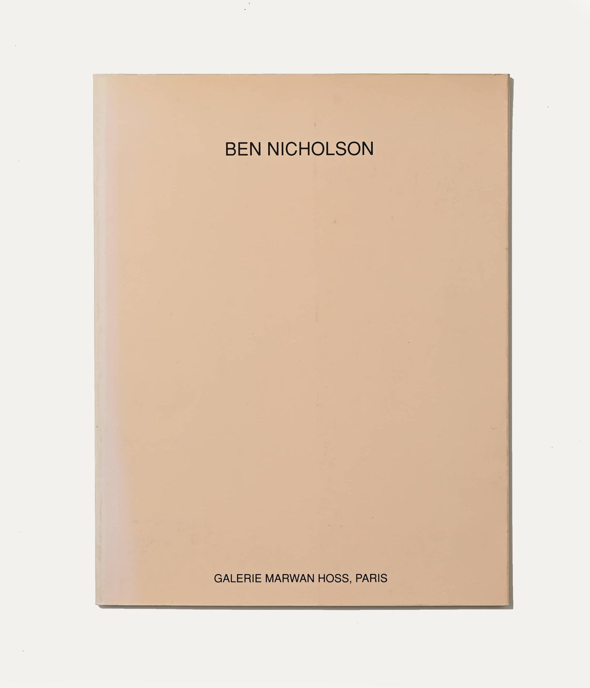 Ben Nicholson, Galerie Marwan Hoss, 1990 Art Book by ARCHIVISM | The Oblist