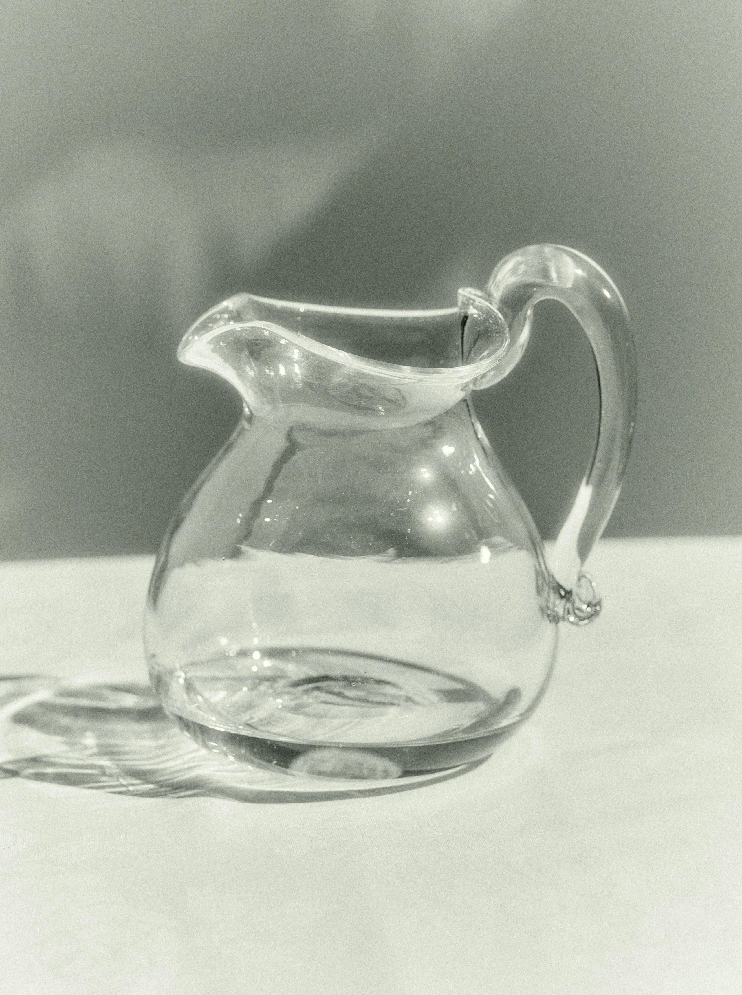 Blixen Jug by Akua Objects | The Oblist — handcrafted glass, clear