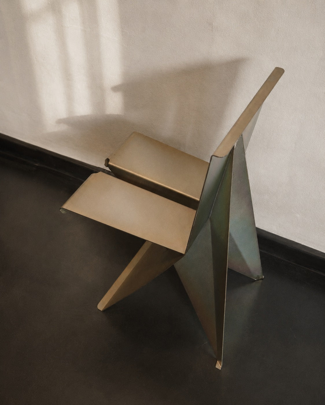 Fosa Chair in Steel — lifestyle setting