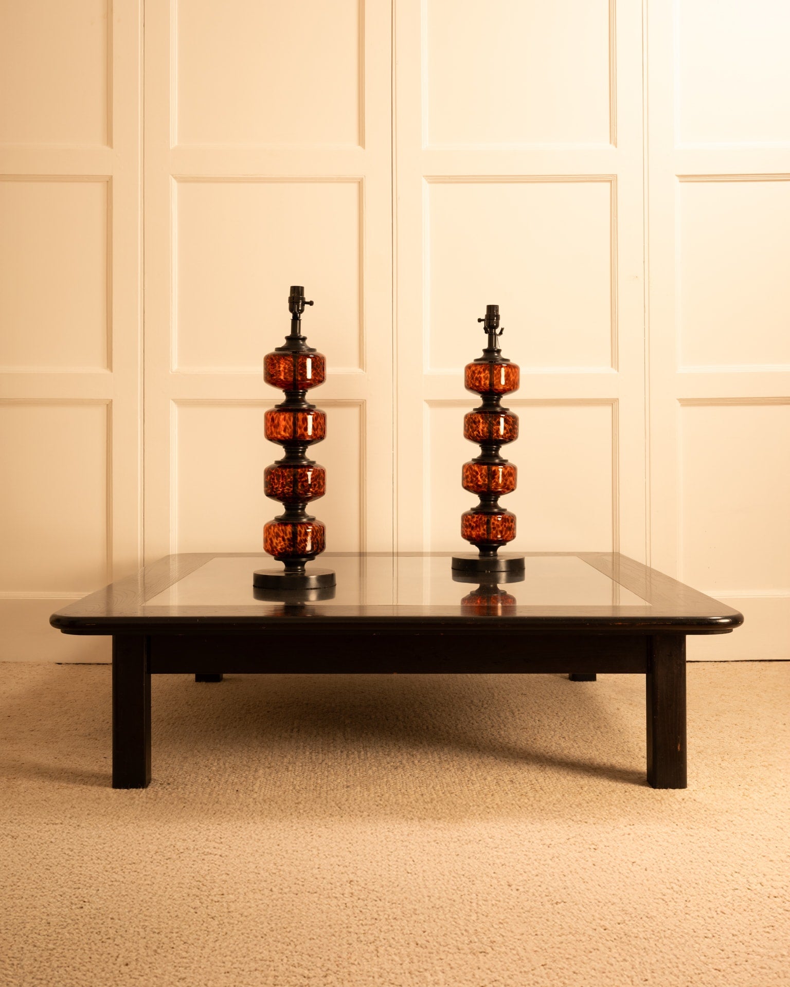 Wood & Metal Coffee Table — additional view