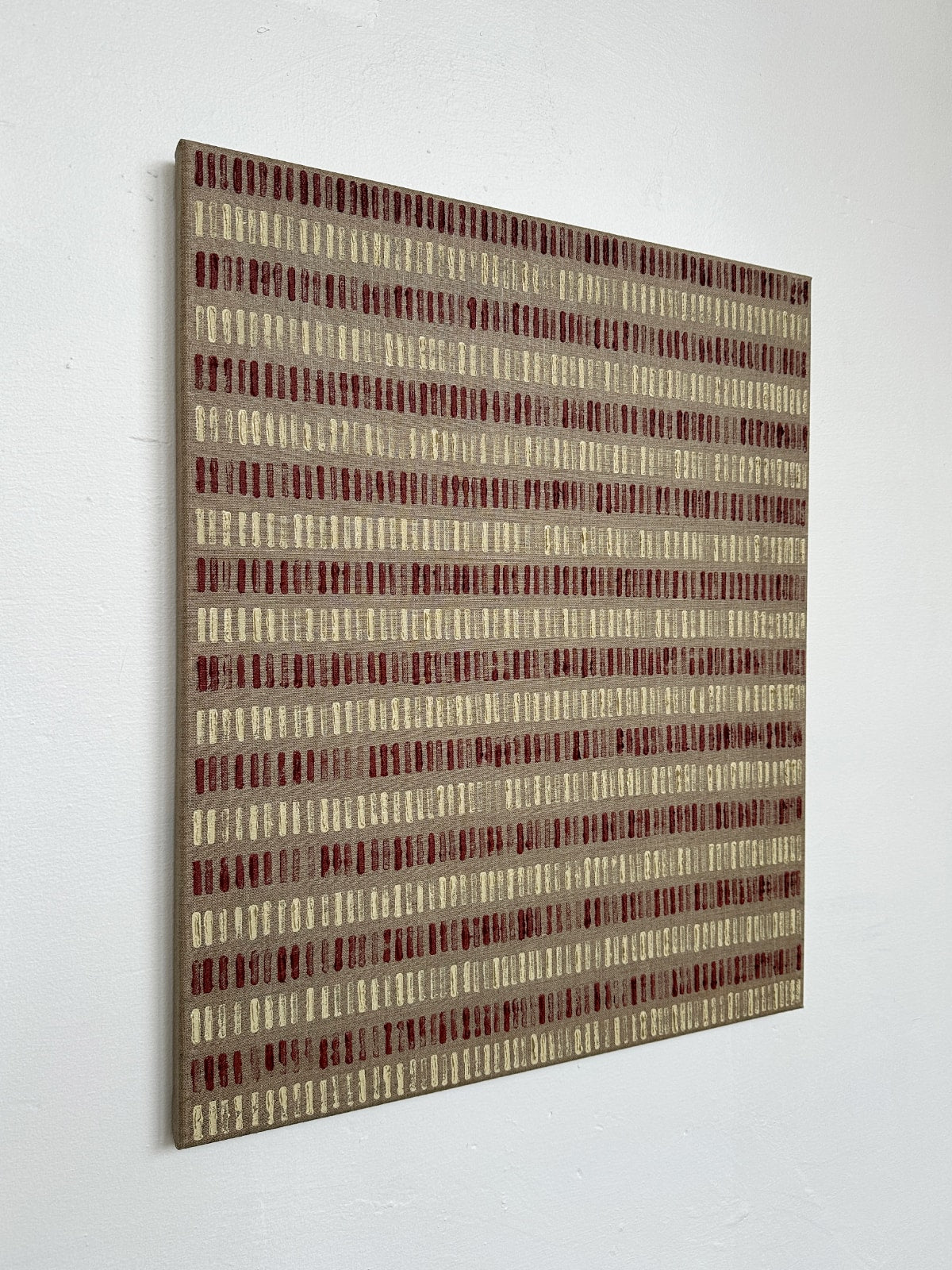 'Buff Red - Reversed Turf' Painting — detail view