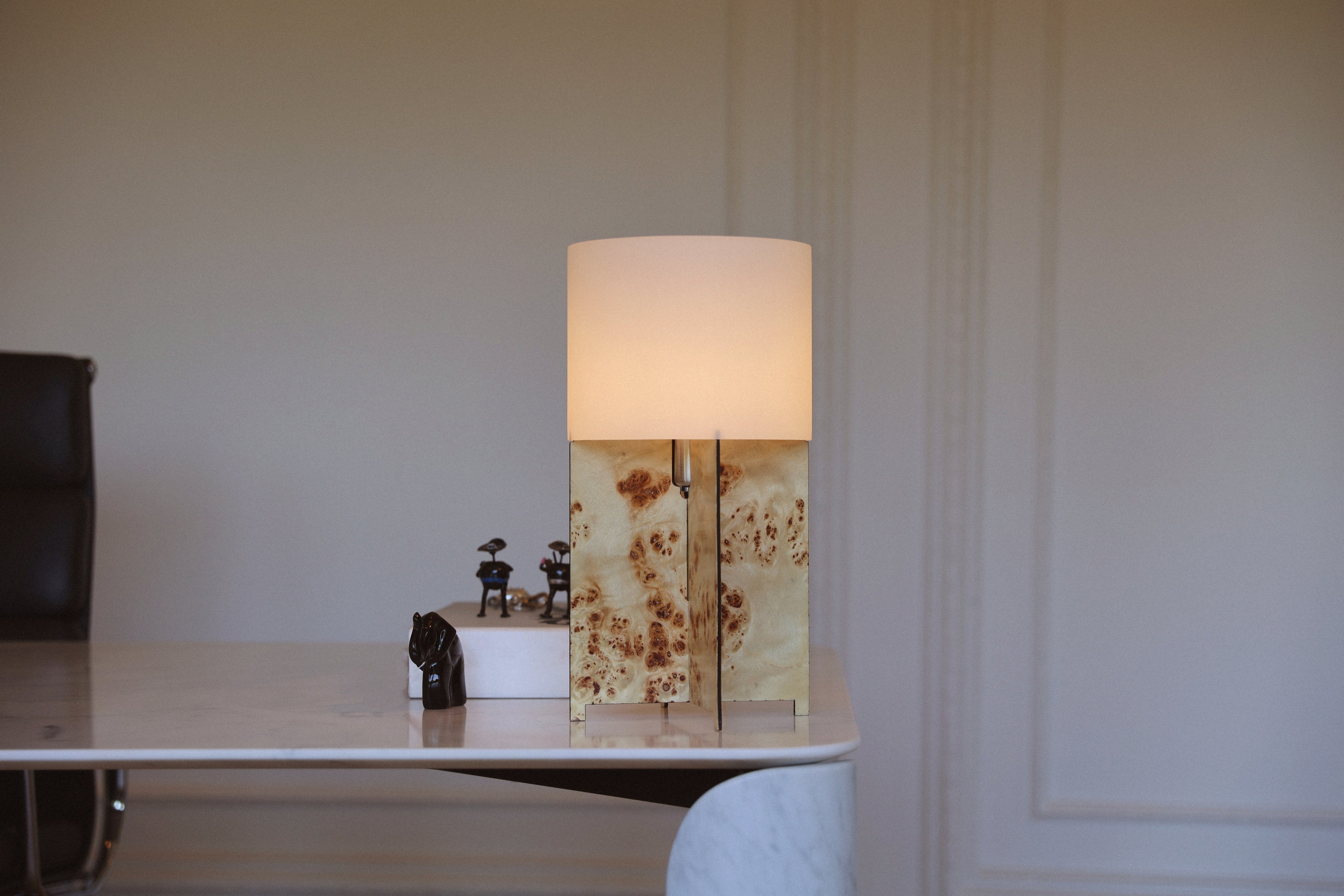 Lumix Table Lamp Poplar Wood by Pablo Sinan Design | The Oblist