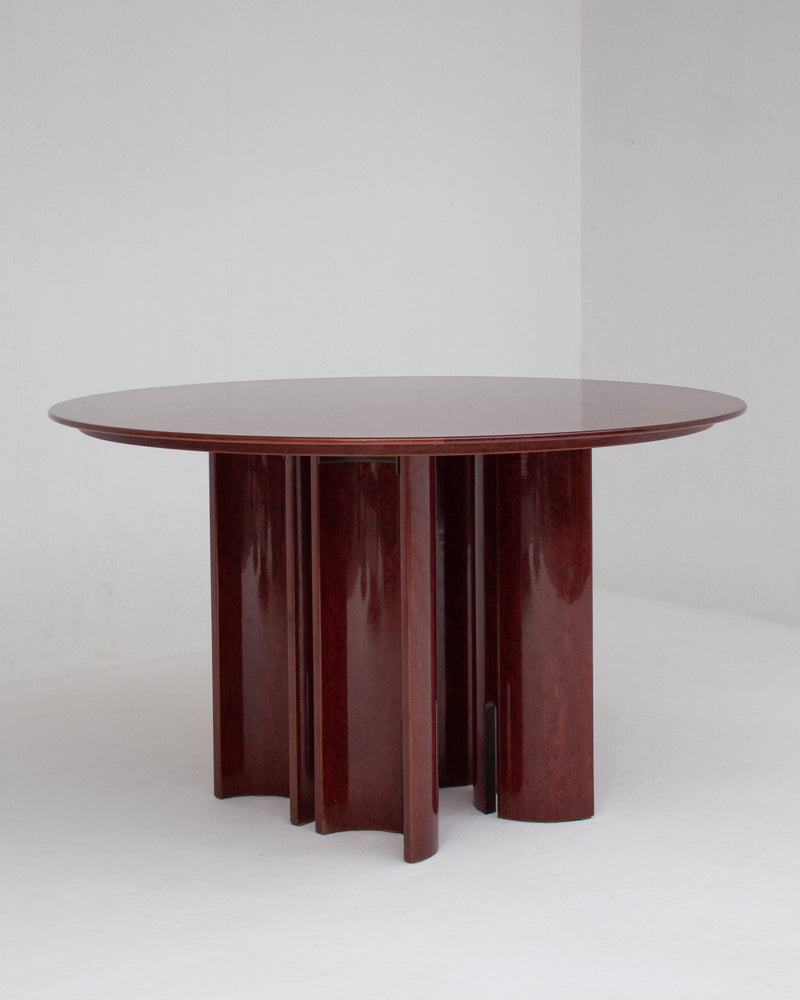 Round Dining Table by Giovanni Offredi for Saporiti Italia by Malata Antwerp | The Oblist