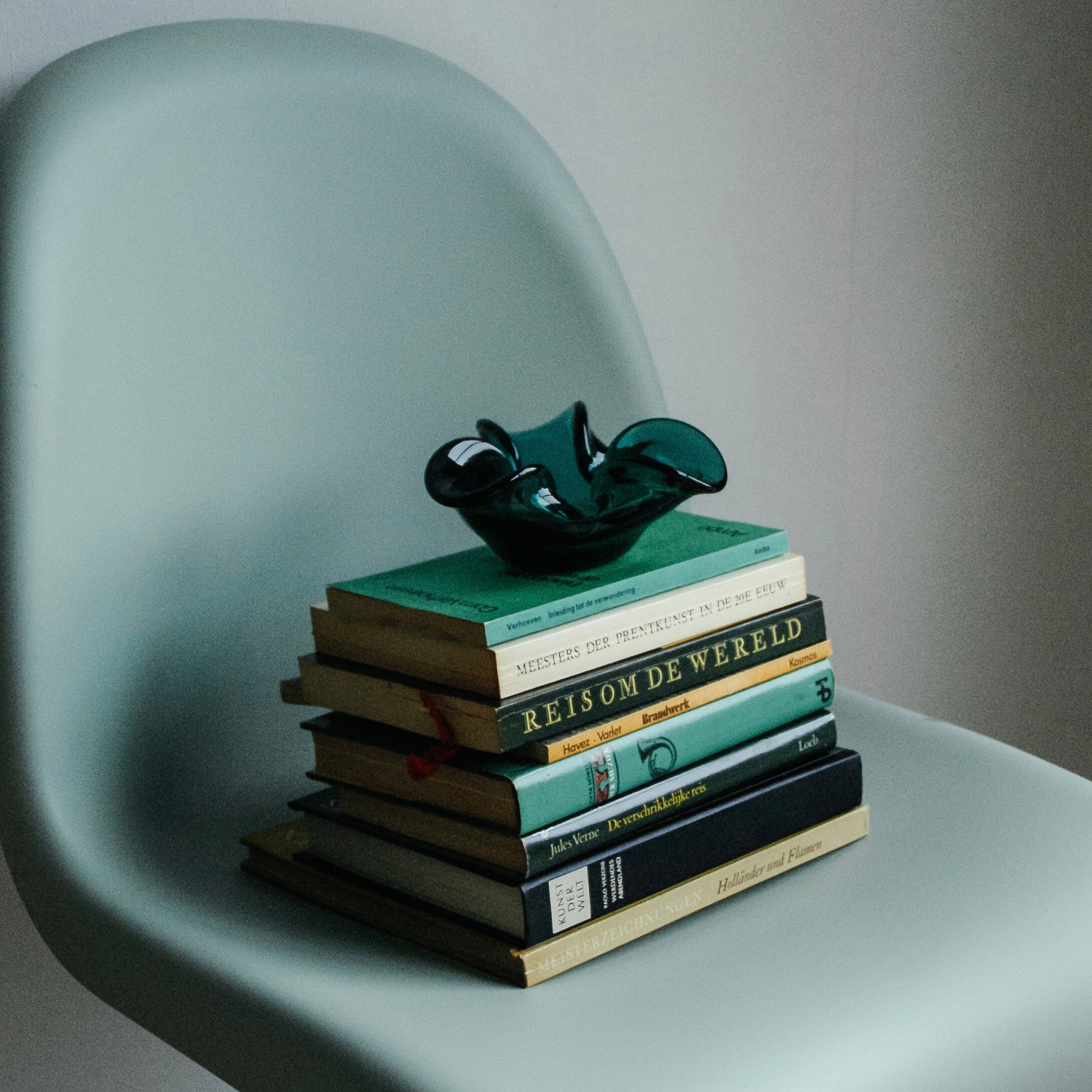 Emerald Green Vide Poche — side angle